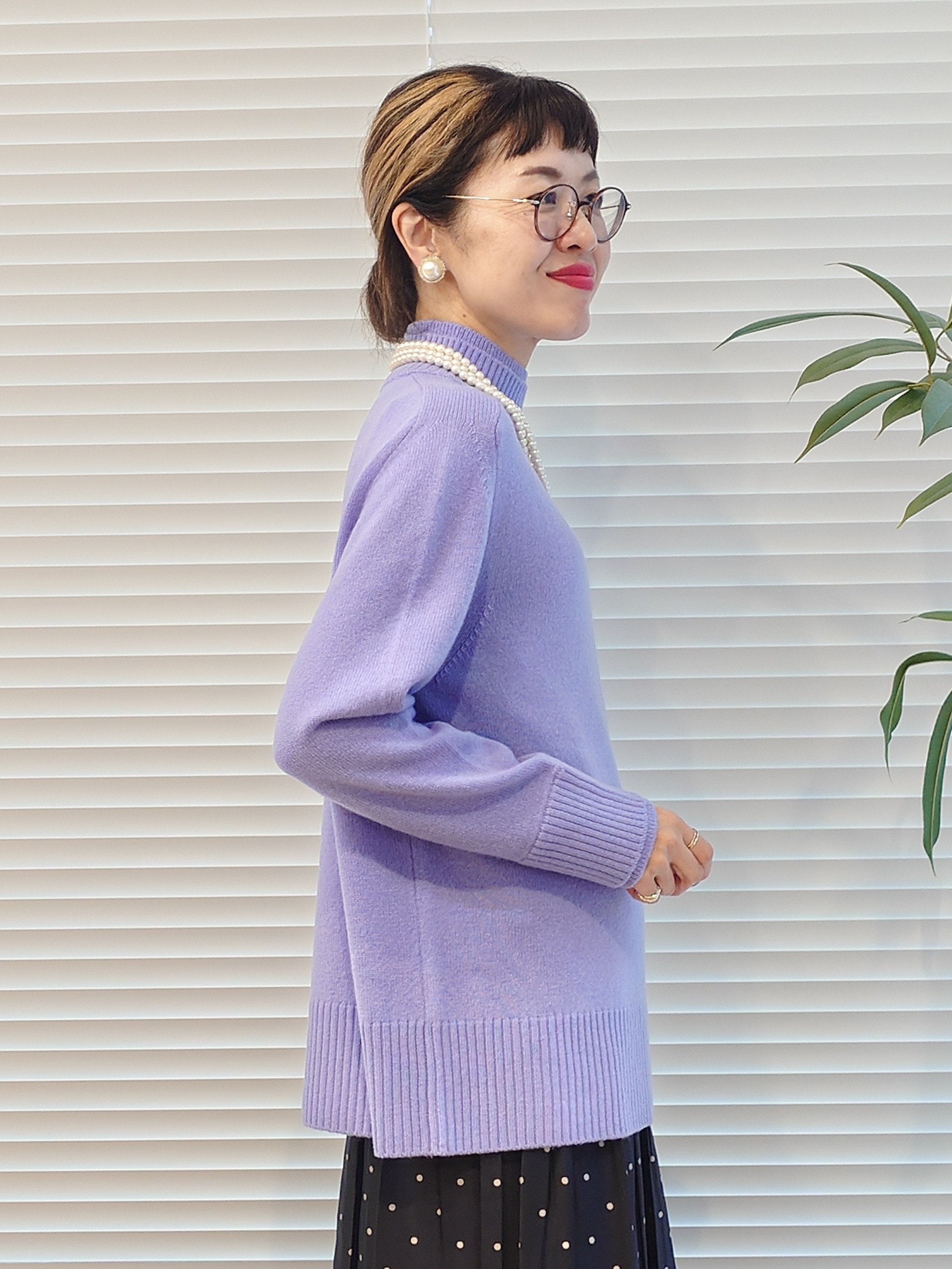 MUTSUKOさんの「UNTITLED｜ウールカシミヤテーラーコート」を使ったコーディネート