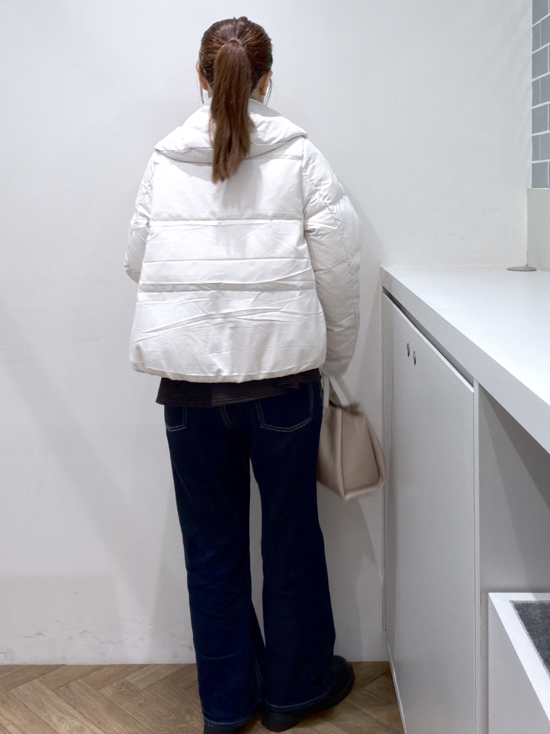 Junさんの「index｜河田ダウンショートコート 【洗濯機OK／静電気防止（裏地）／撥水／XS-3L】」を使ったコーディネート