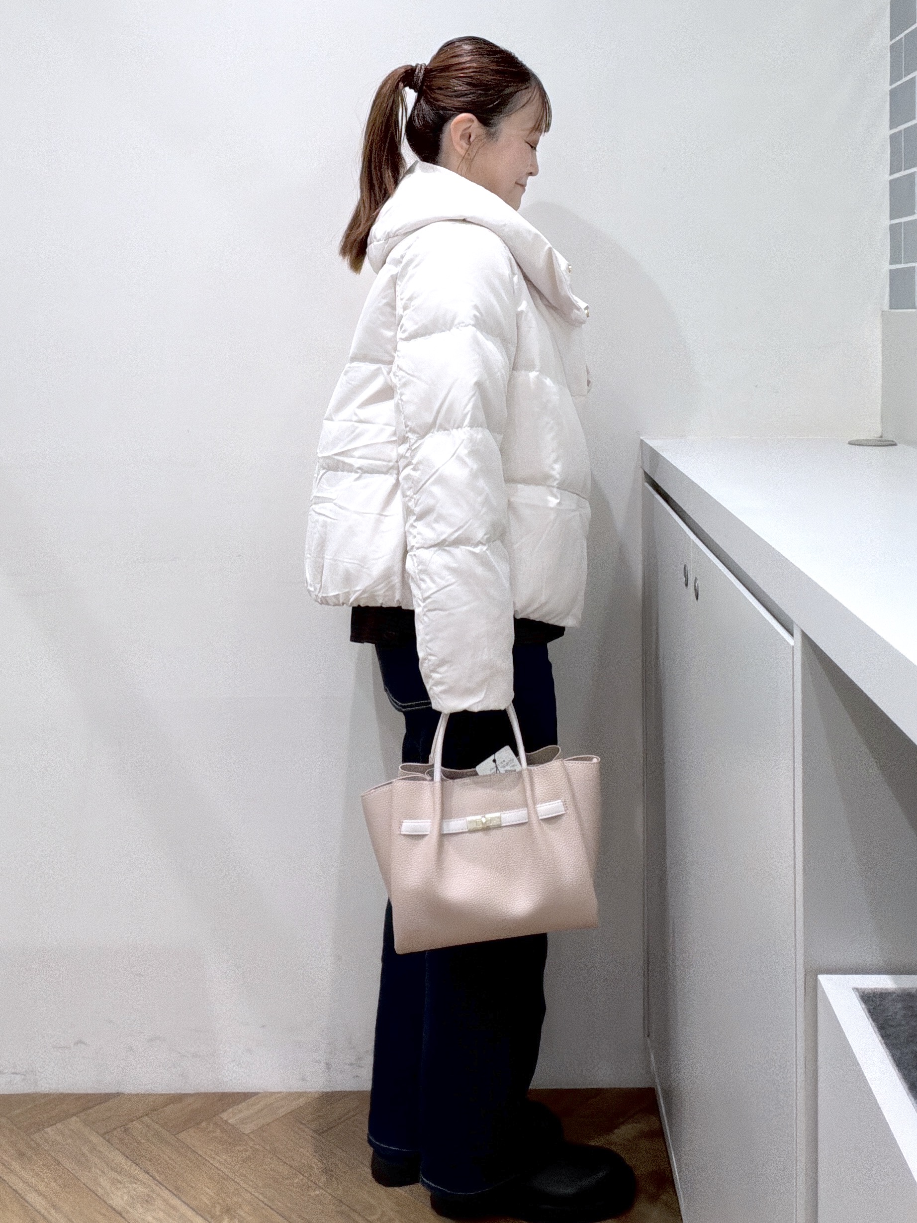 Junさんの「index｜河田ダウンショートコート 【洗濯機OK／静電気防止（裏地）／撥水／XS-3L】」を使ったコーディネート