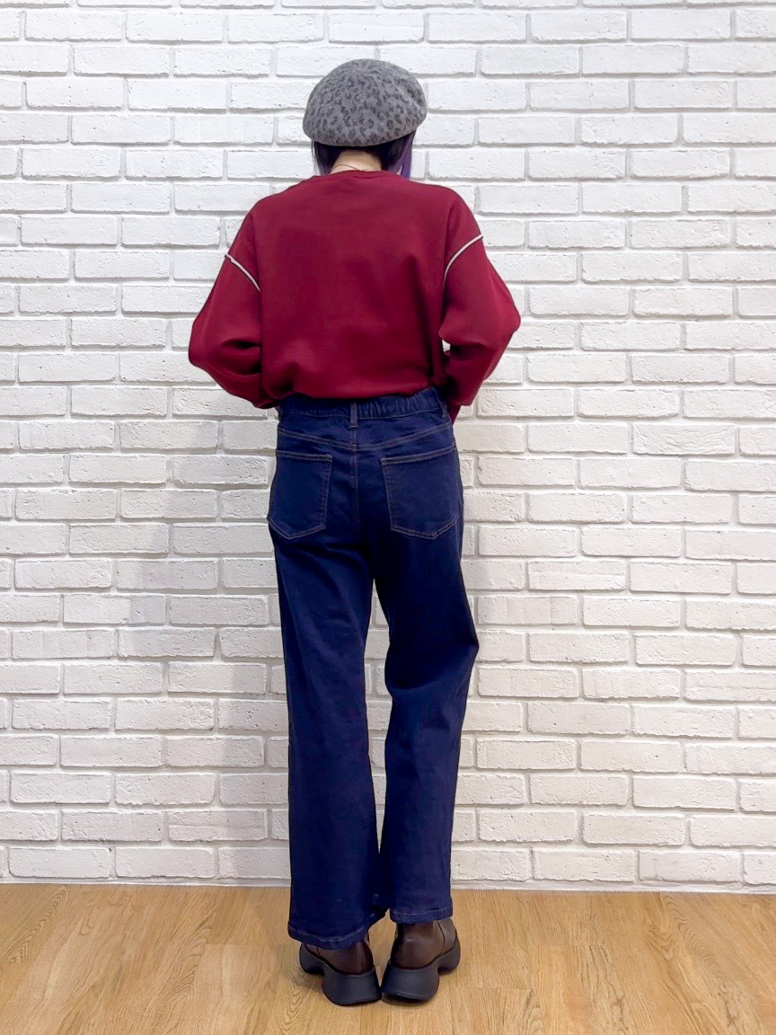 𝐜𝐡𝐢𝐤𝐚さんの「SHOO･LA･RUE｜【セットアップ可/洗濯後しわになりにくい】ウールフィール ダブルジャケット」を使ったコーディネート