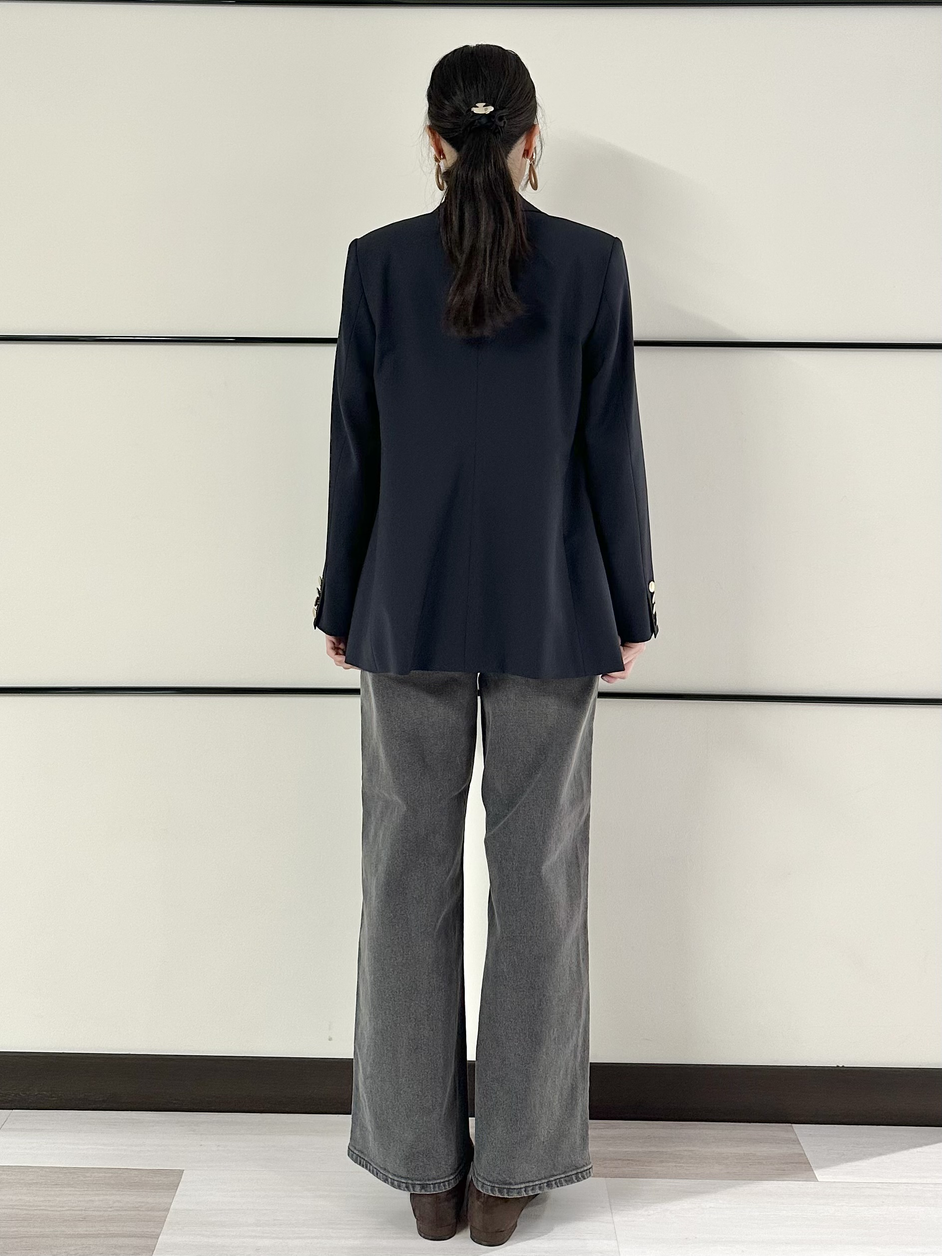 Momoさんの「Reflect｜【通勤】ダブルブレストジャケット」を使ったコーディネート