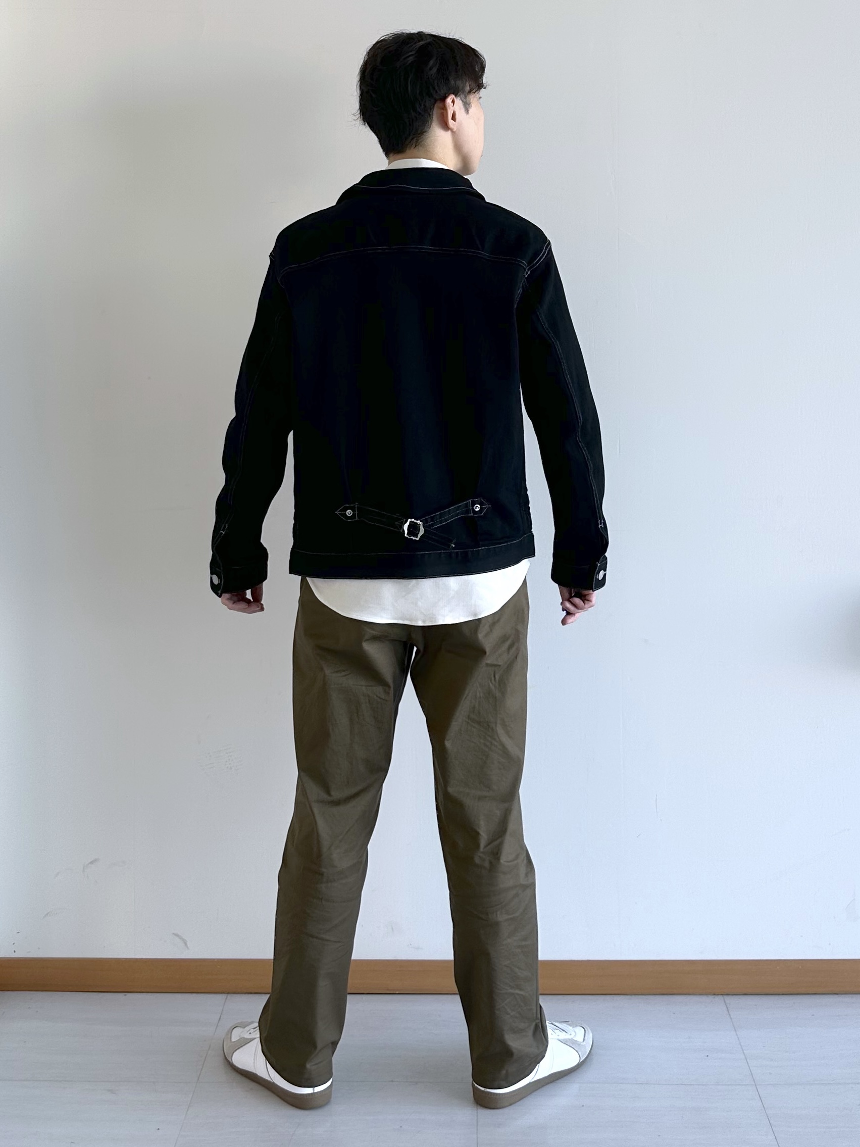 イッシーさんの「TAKEO KIKUCHI｜【BOWLER HAT LABEL】ブラックデニムGジャン」を使ったコーディネート