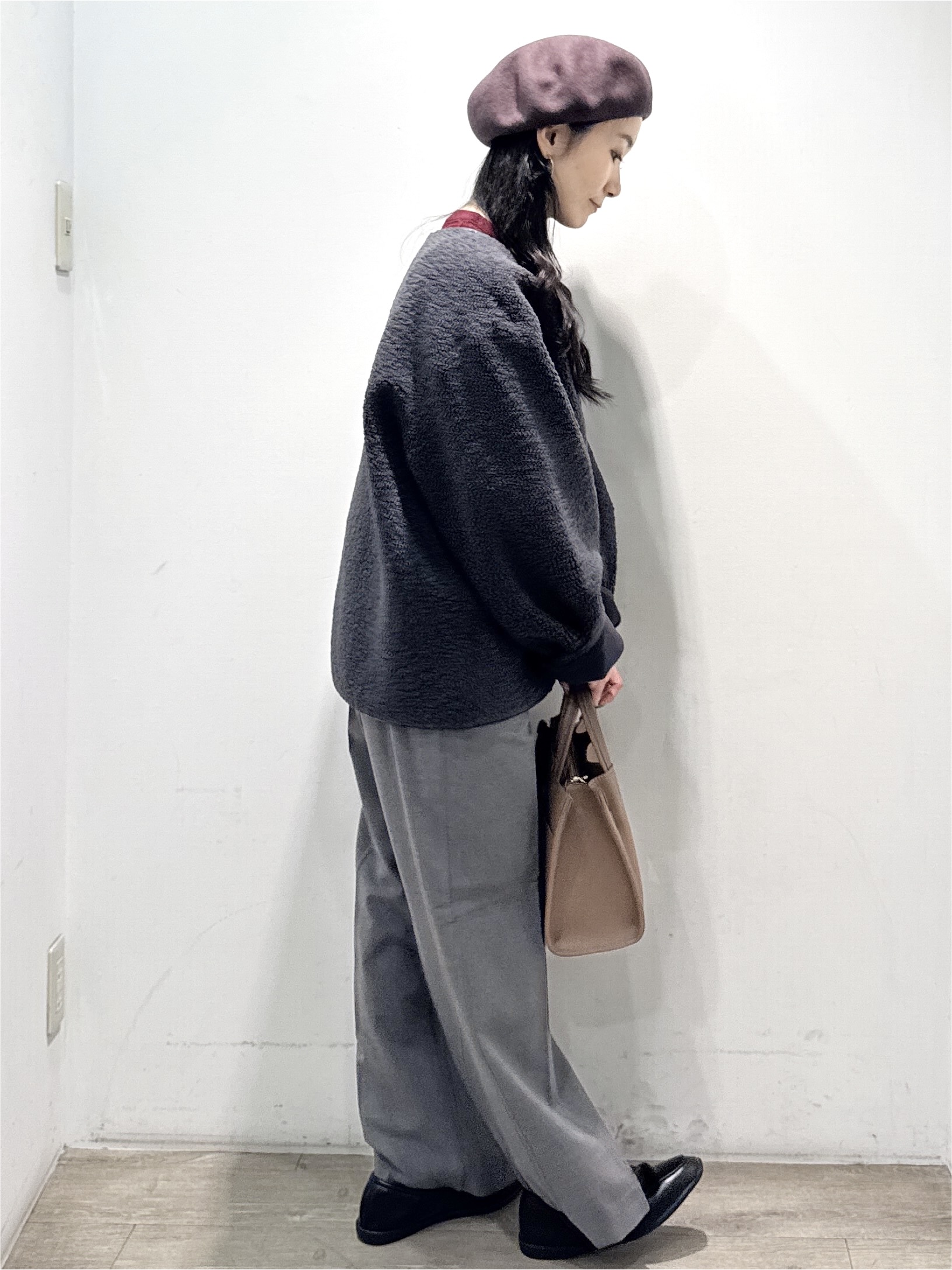 yuicciさんの「OPAQUE.CLIP｜《リバーシブル》ボア&times;フリースアウター」を使ったコーディネート