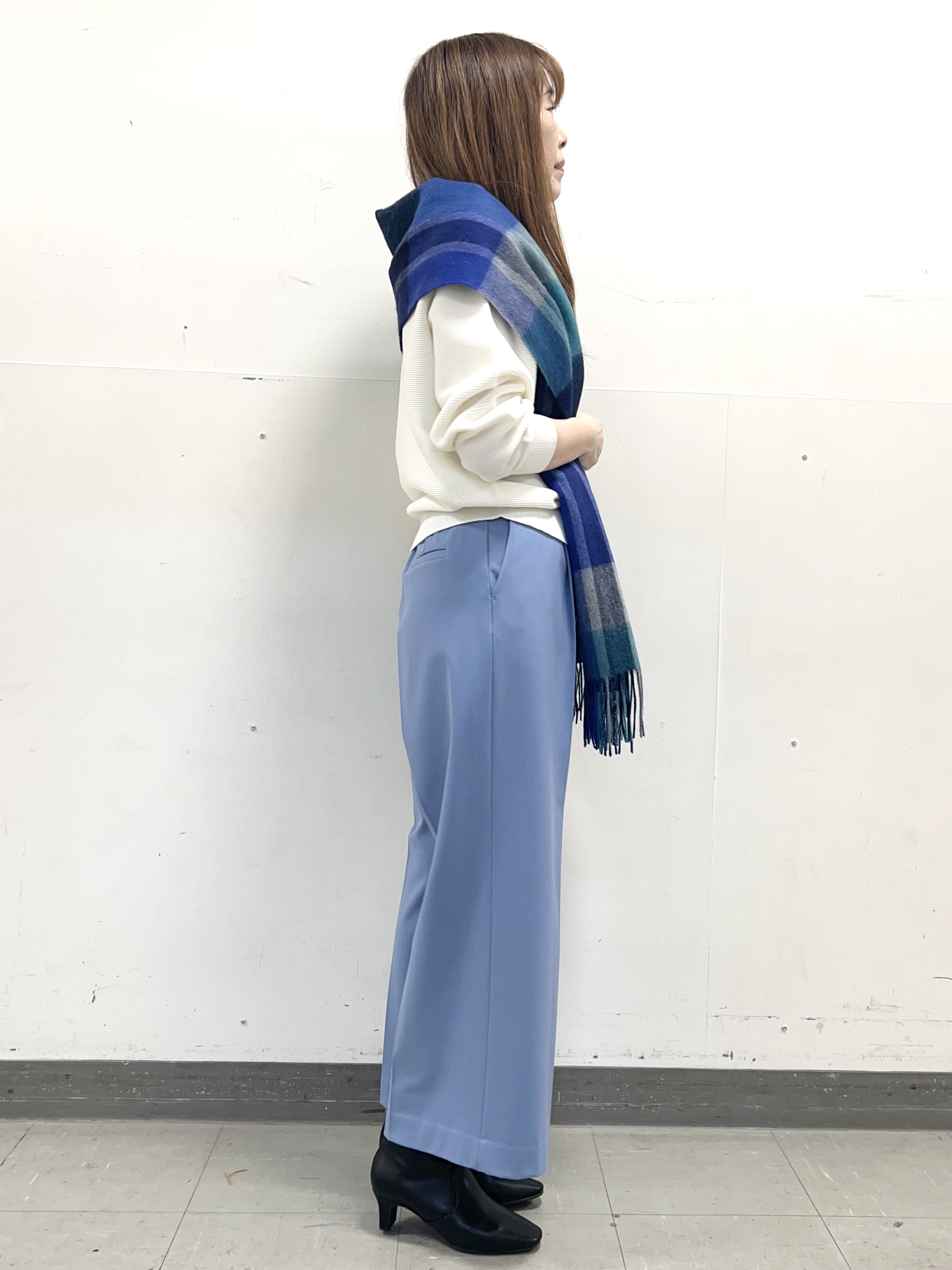 yuさんの「Reflect｜【マシンウォッシュ】ホールガーメントニット」を使ったコーディネート