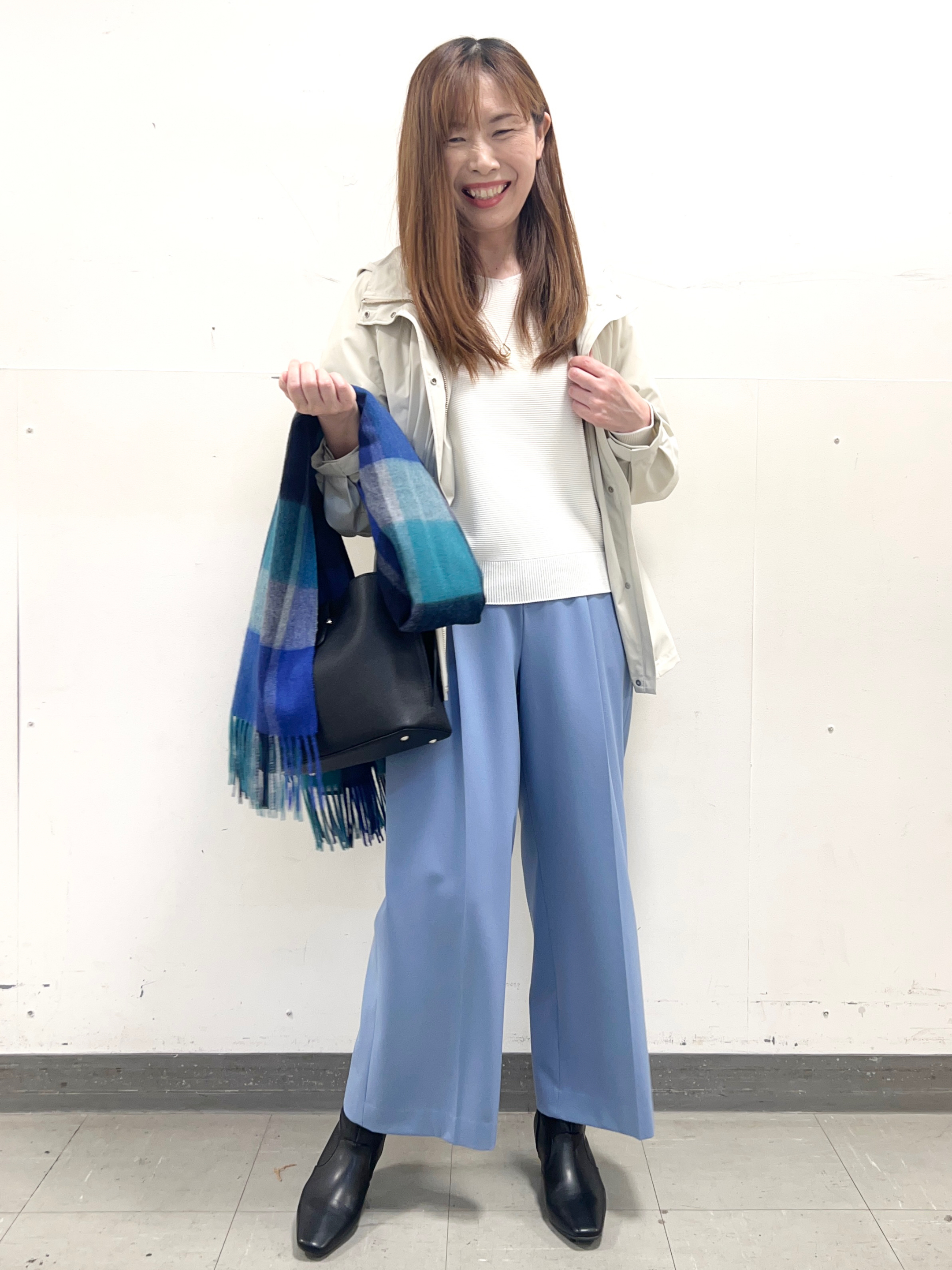yuさんの「Reflect｜【SS-4Lサイズ／手洗い可／撥水／防風】マウンテンパーカー」を使ったコーディネート