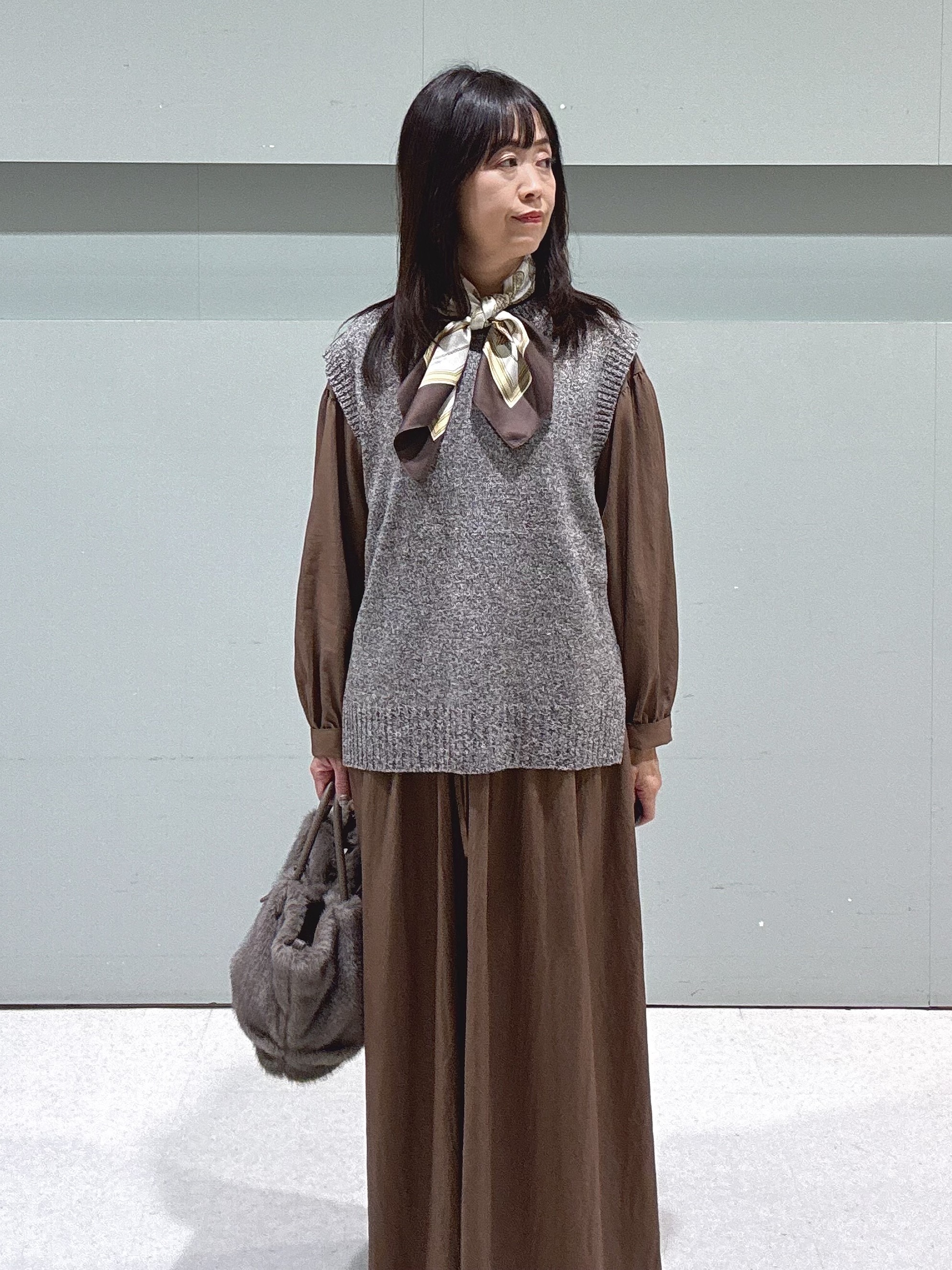 makiさんの「UNTITLED｜【軽アウター/ウール100】ウールショートコート」を使ったコーディネート