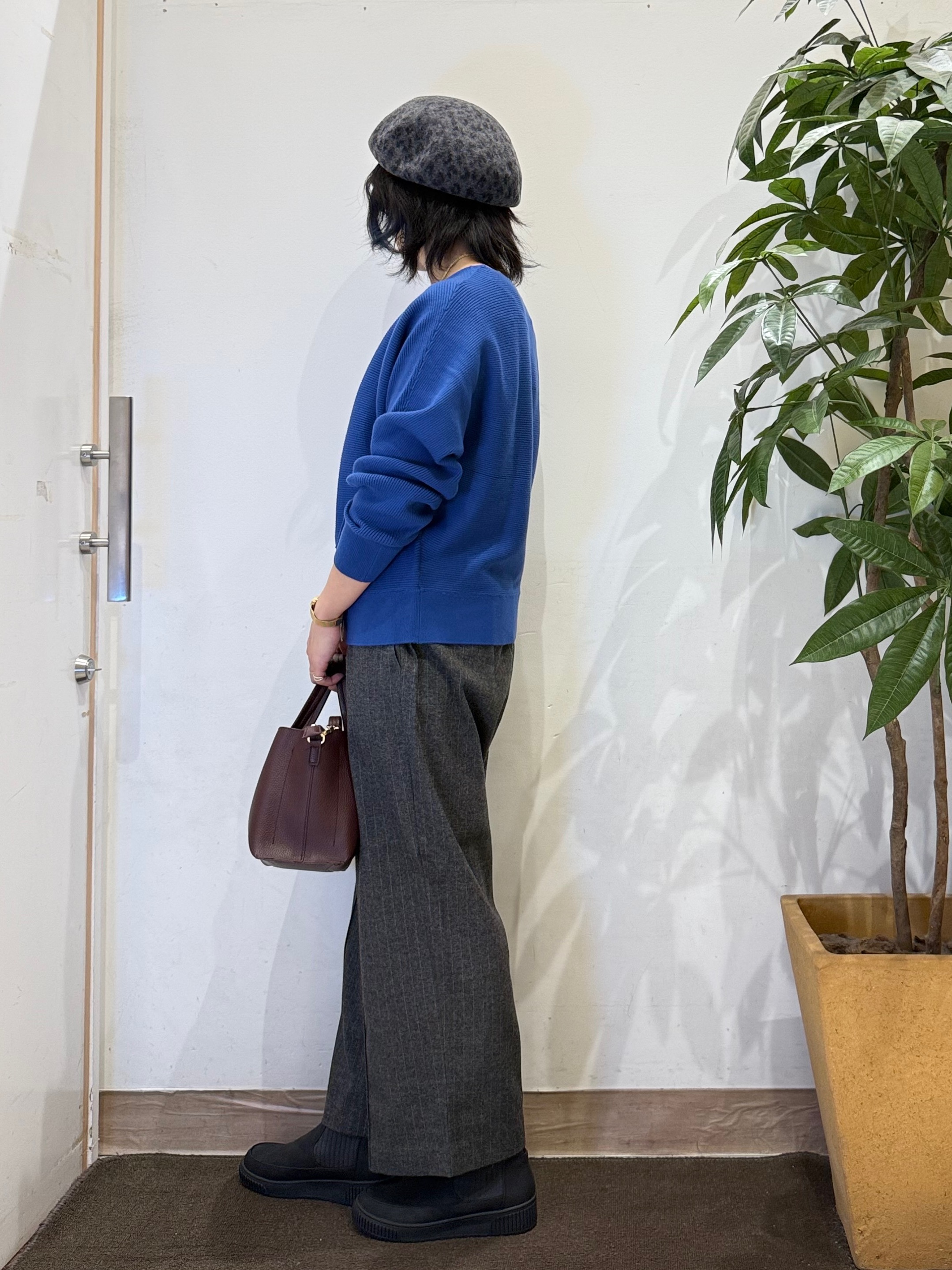misakiさんの「SHOO･LA･RUE｜【洗濯機可/体型カバー】やわらかリブドルマンニット」を使ったコーディネート