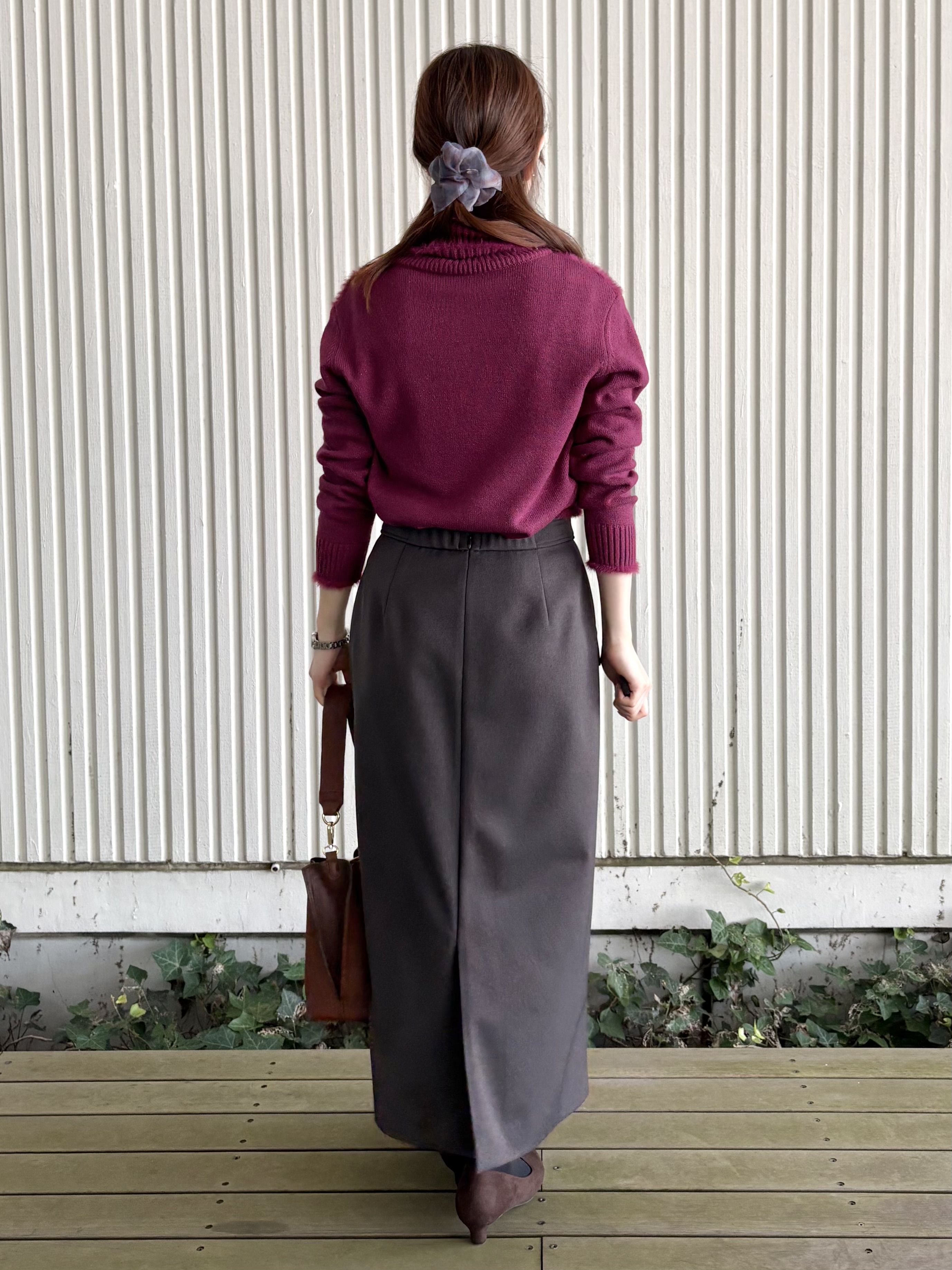 mikiさんの「Reflect｜パール調バー&times;チェーンネックレス」を使ったコーディネート