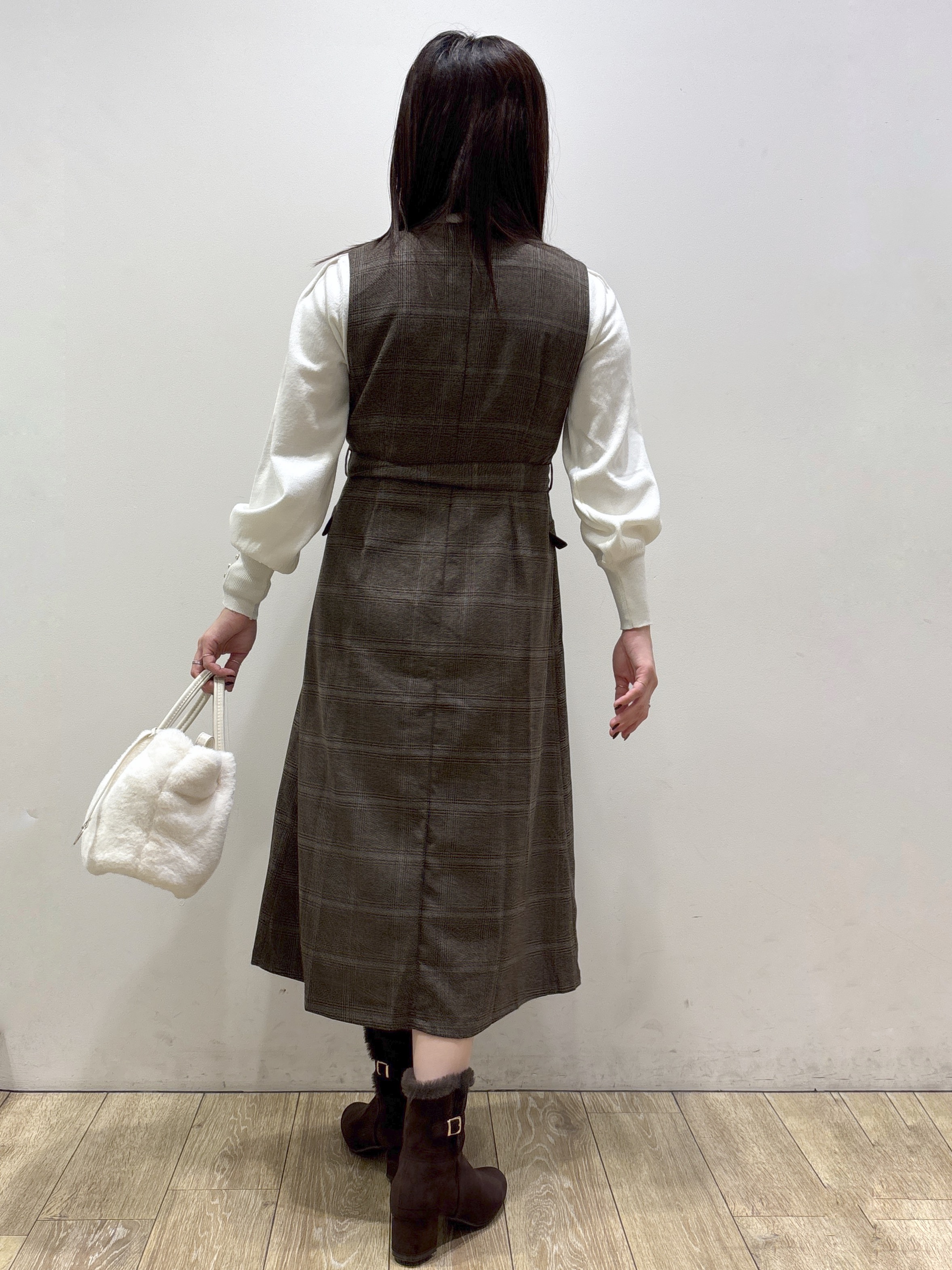 mameさんの「index｜トレンチ風ジャンスカ【洗濯機OK／イージーアイロン／防シワ】」を使ったコーディネート