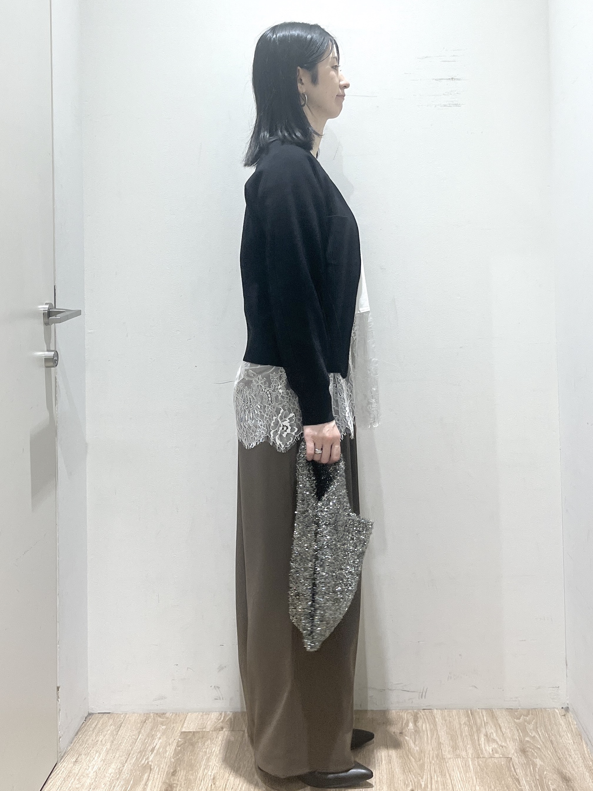 momokoさんの「OPAQUE.CLIP｜【UV／遮熱性】ZIPニットカーディガン《洗濯機OK》」を使ったコーディネート