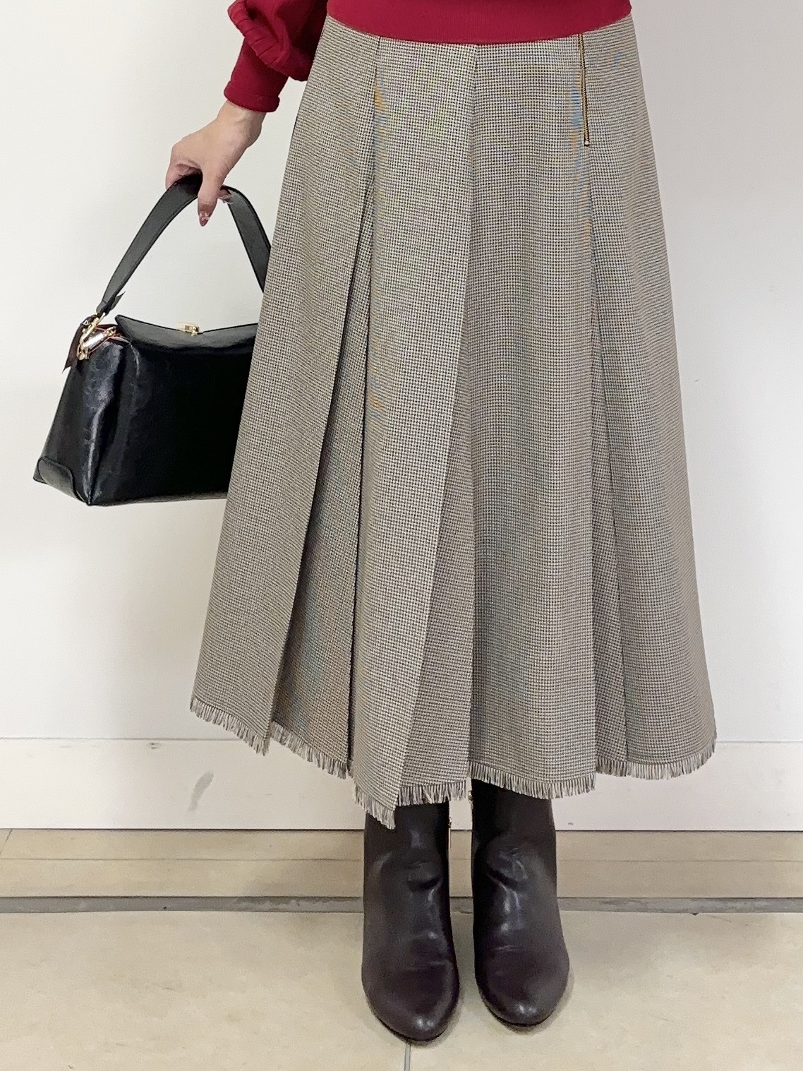 Rinaさんの「DRESSTERIOR｜【ウォッシャブル】バックリボンニット」を使ったコーディネート