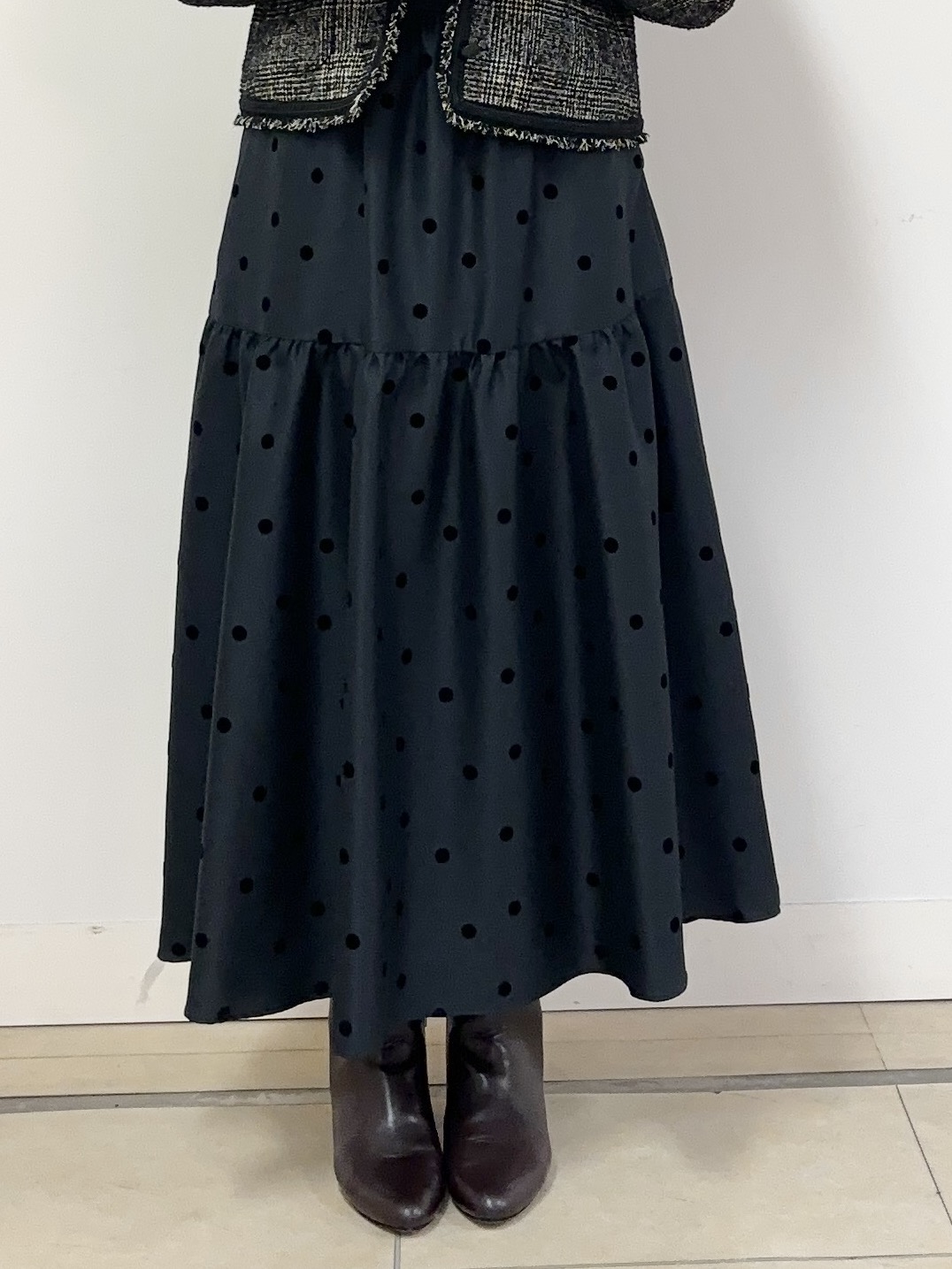 Rinaさんの「DRESSTERIOR｜【STORY11月号掲載/オケージョン対応】フリルカラーボウタイブラウス」を使ったコーディネート