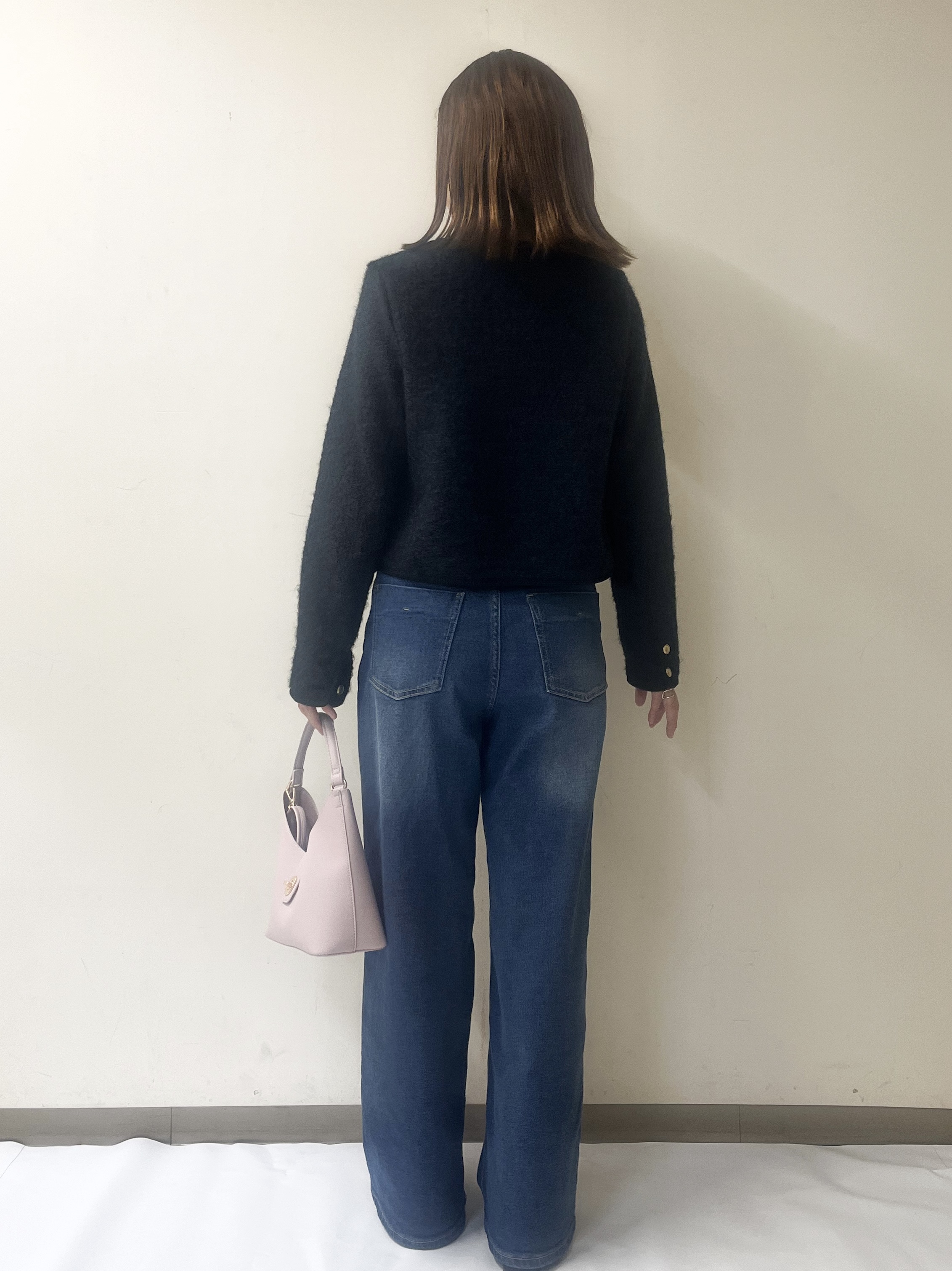 yanoさんの「OPAQUE.CLIP｜【洗濯機OK】ブークレノーカラーショートブルゾン」を使ったコーディネート