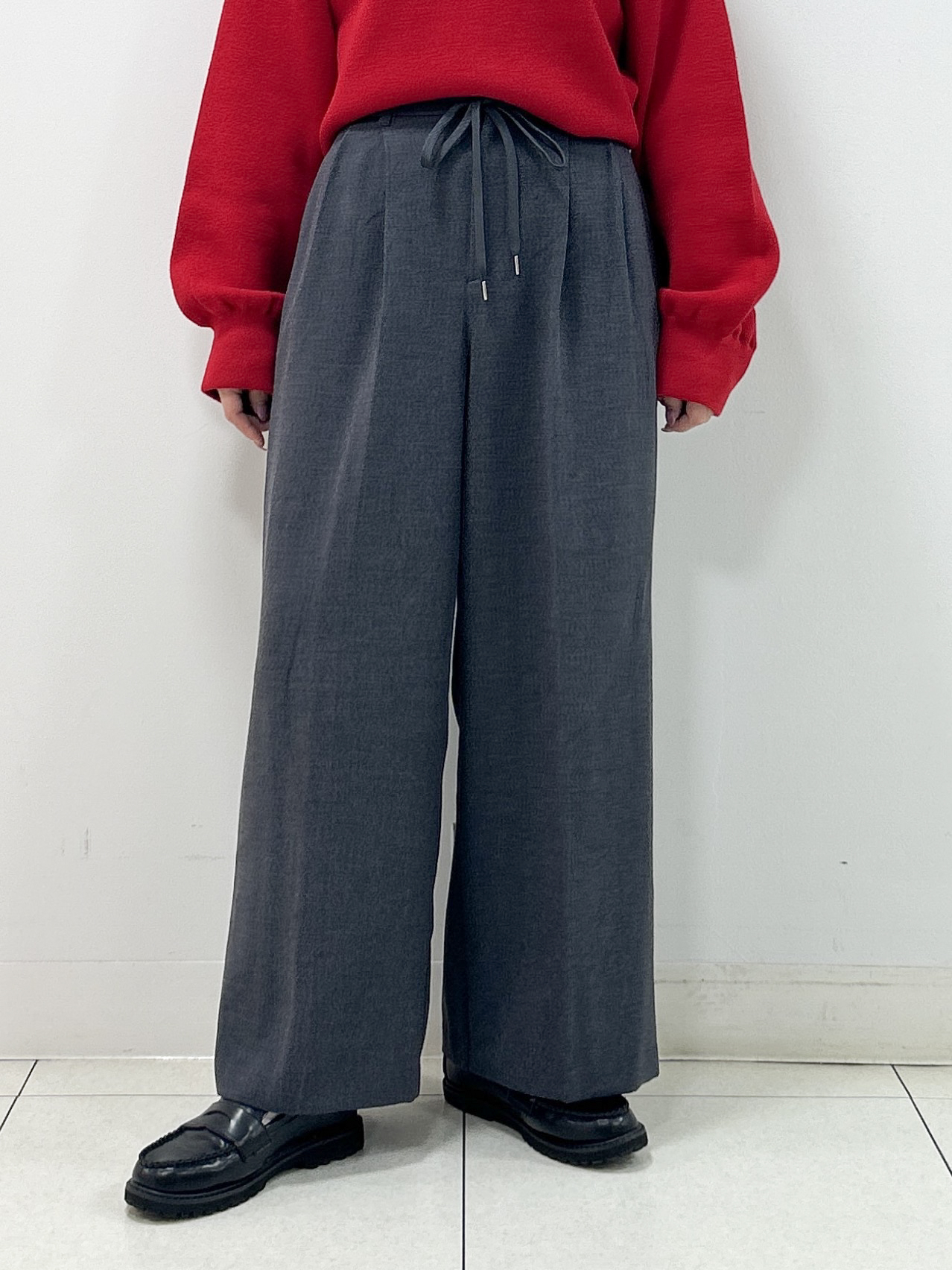 Kaiさんの「Dessin｜【2WAY/洗濯機OK/XS-L】配色リバーシブル コットンジャカード クルーネックニット」を使ったコーディネート