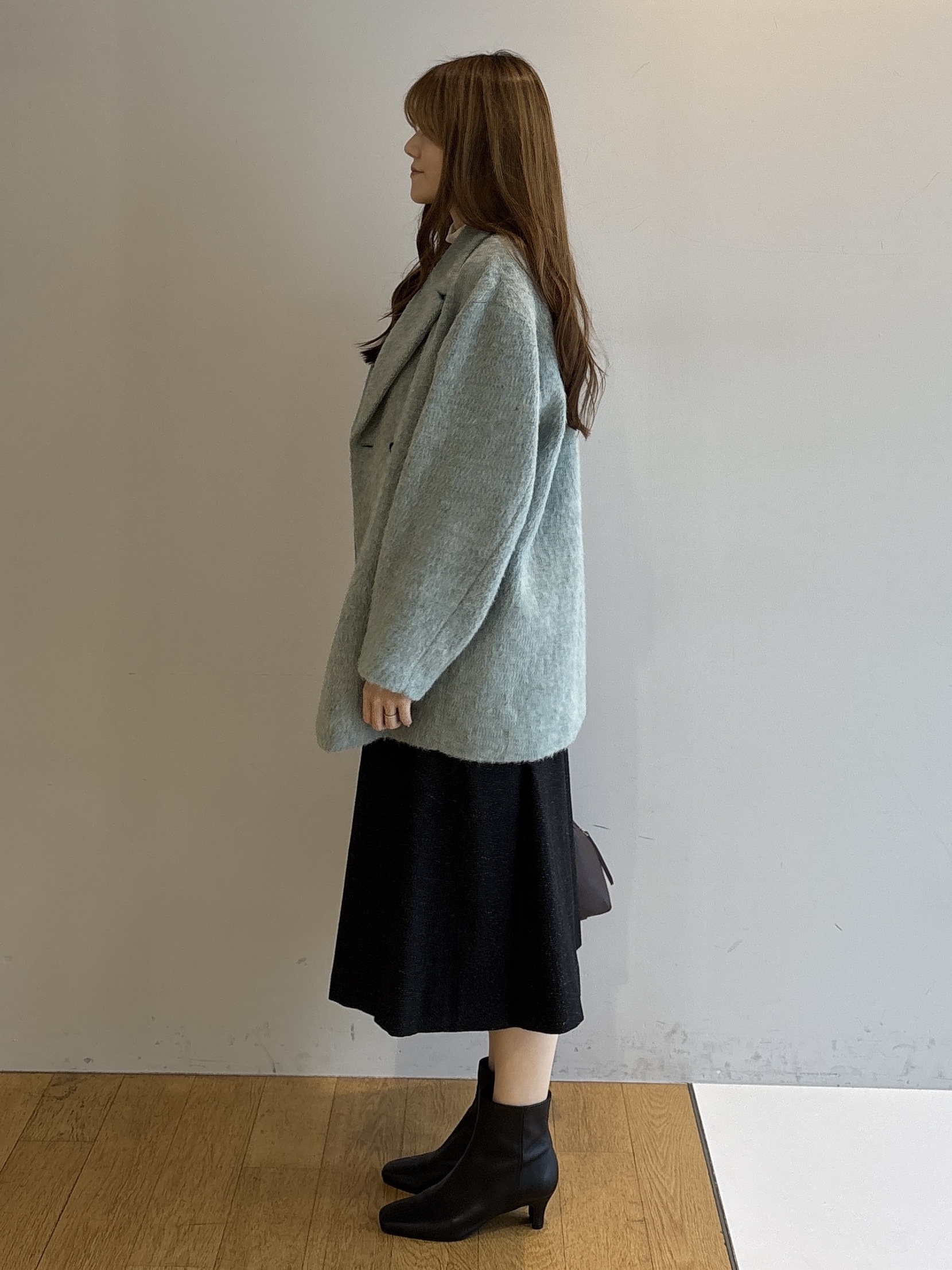 sayaさんの「UNTITLED｜シャギーダブルコート」を使ったコーディネート