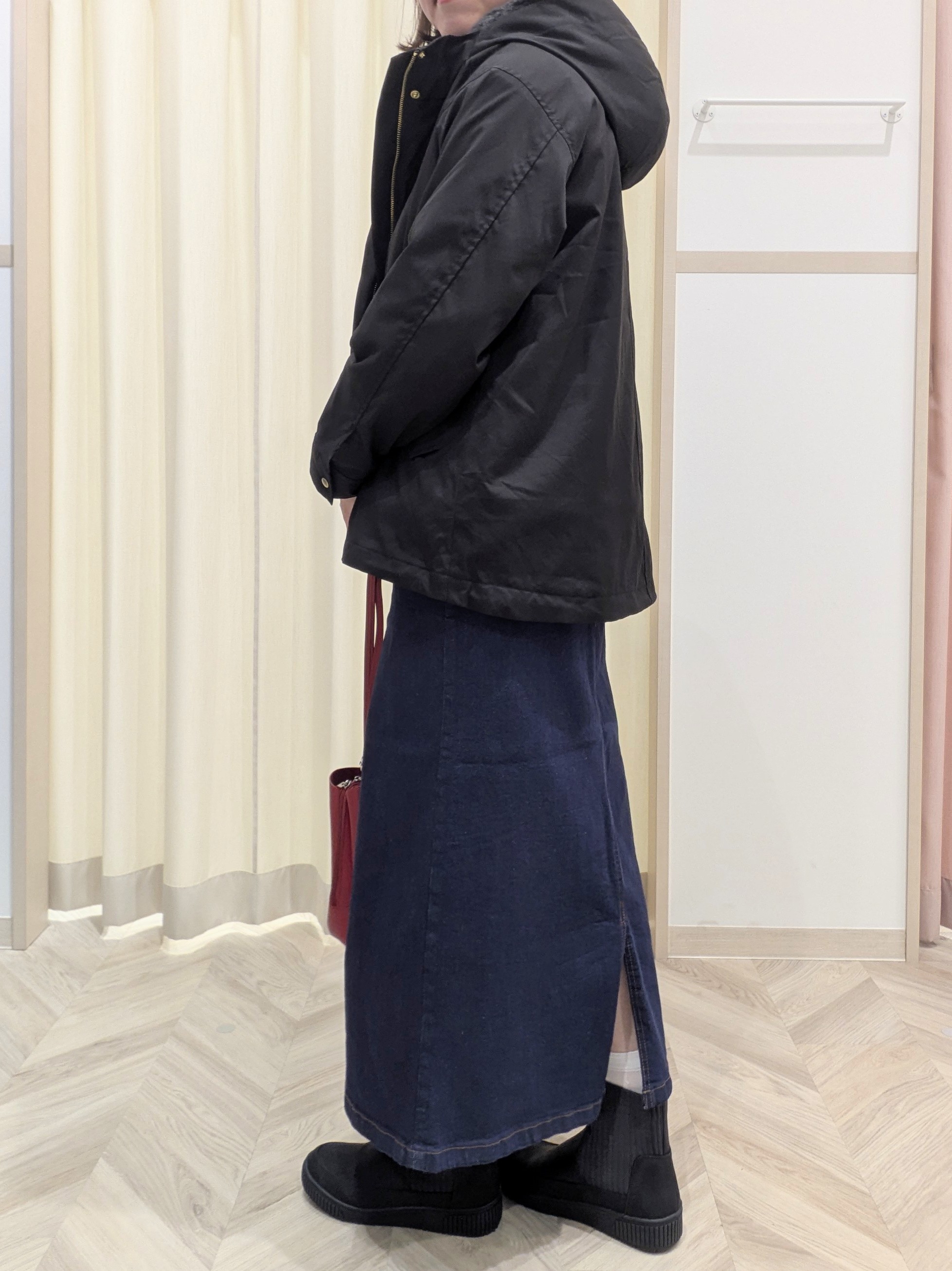 miyuさんの「SHOO･LA･RUE｜【洗濯機可/撥水/マルチWAY】ファーライナー付き 毎日欲張りマンパ」を使ったコーディネート