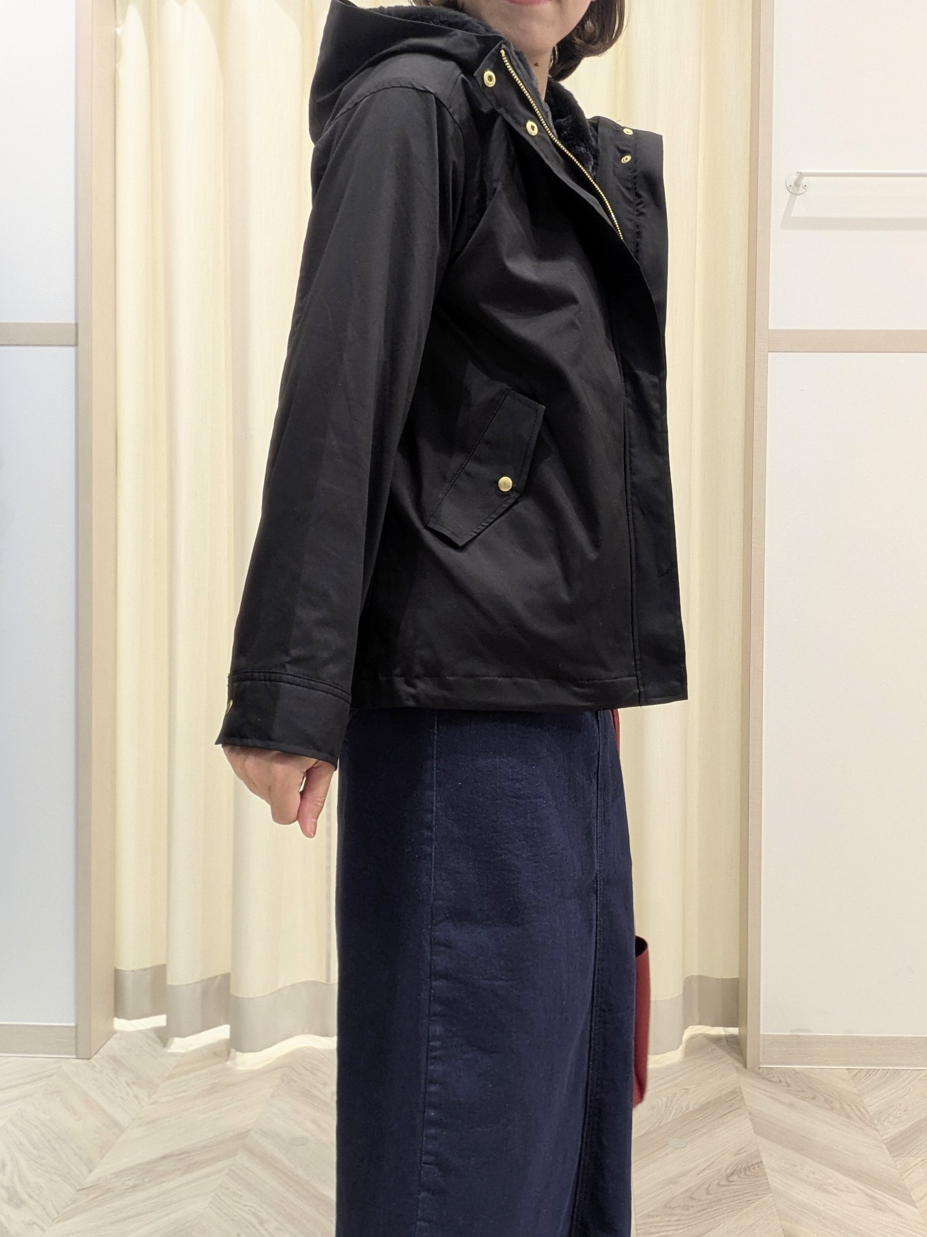 miyuさんの「SHOO･LA･RUE｜【洗濯機可/撥水/マルチWAY】ファーライナー付き 毎日欲張りマンパ」を使ったコーディネート