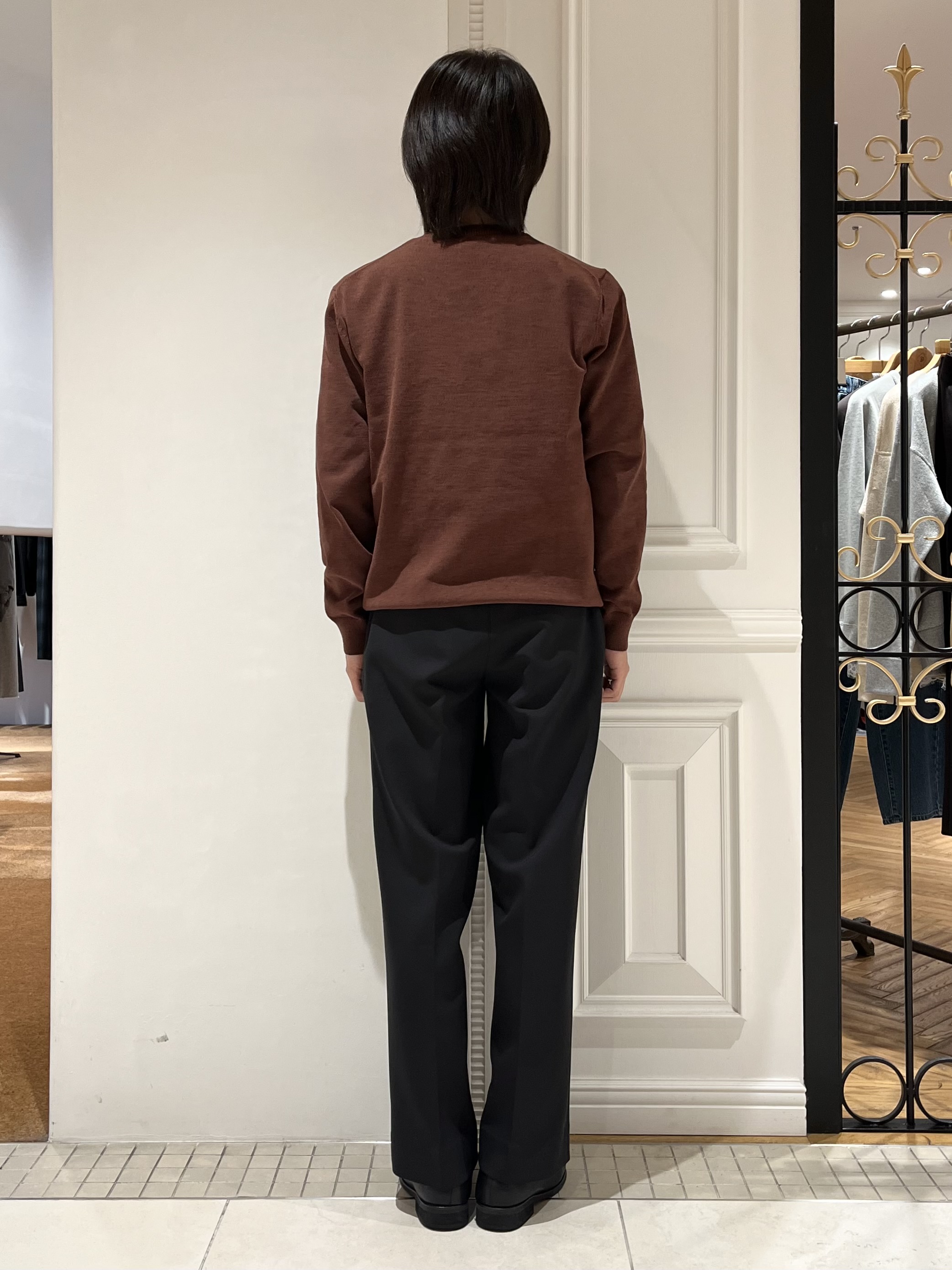 Watanabeさんの「DRESSTERIOR｜クルーネック モールニット」を使ったコーディネート