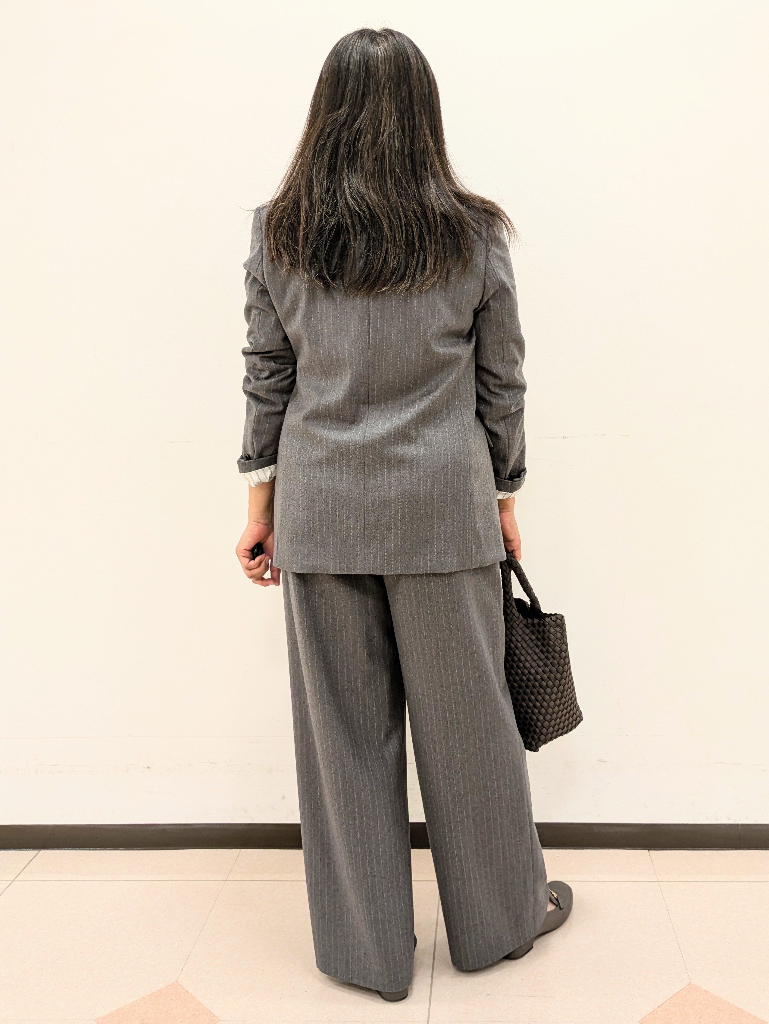 ともさんの「UNTITLED｜【セットアップ可/ライトアウター/仕事着スーツ】ウールダブルジャケット」を使ったコーディネート