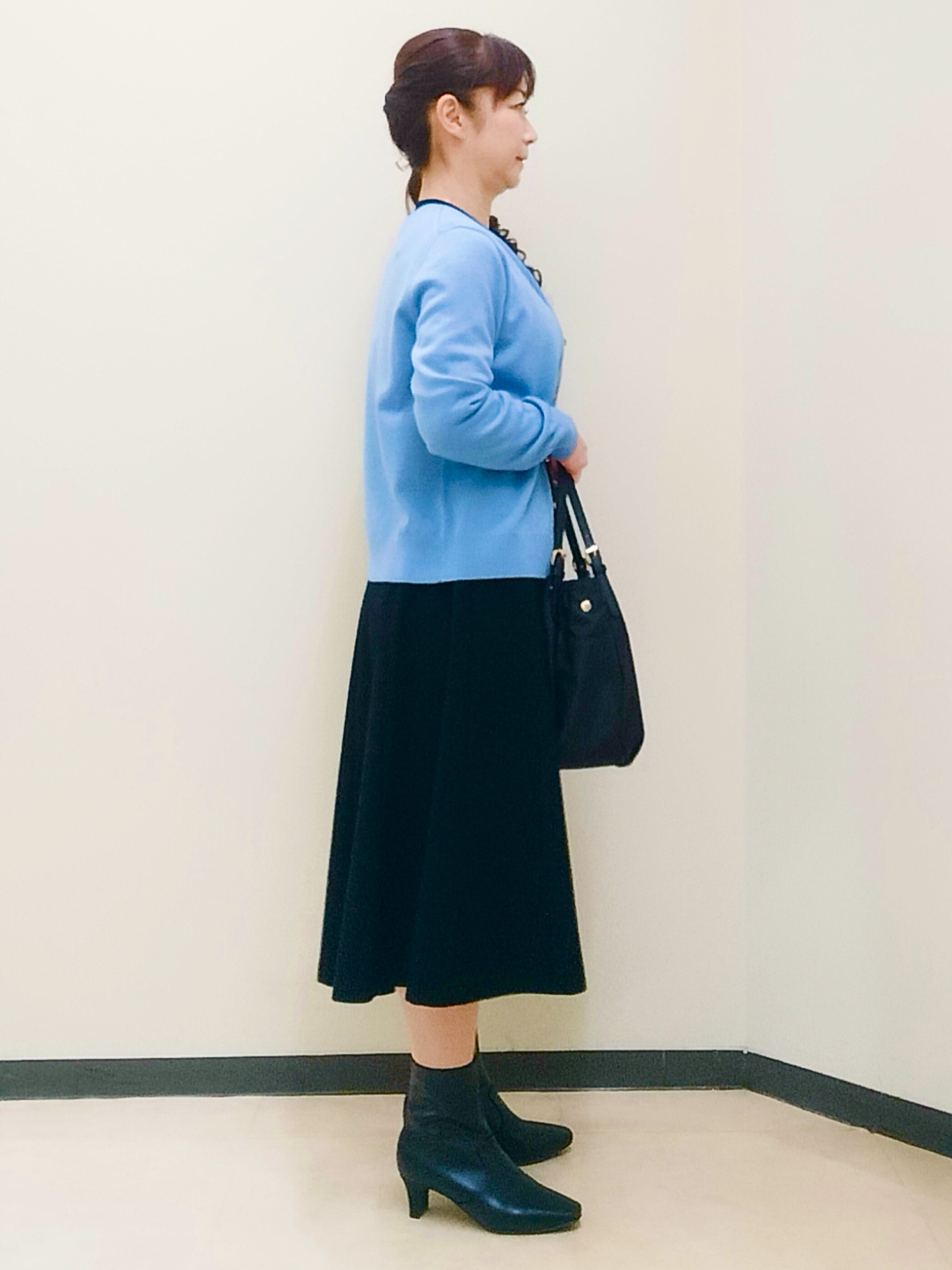 花さんの「Reflect｜【手洗い／アンサンブル可】フェミニンカーディガン」を使ったコーディネート