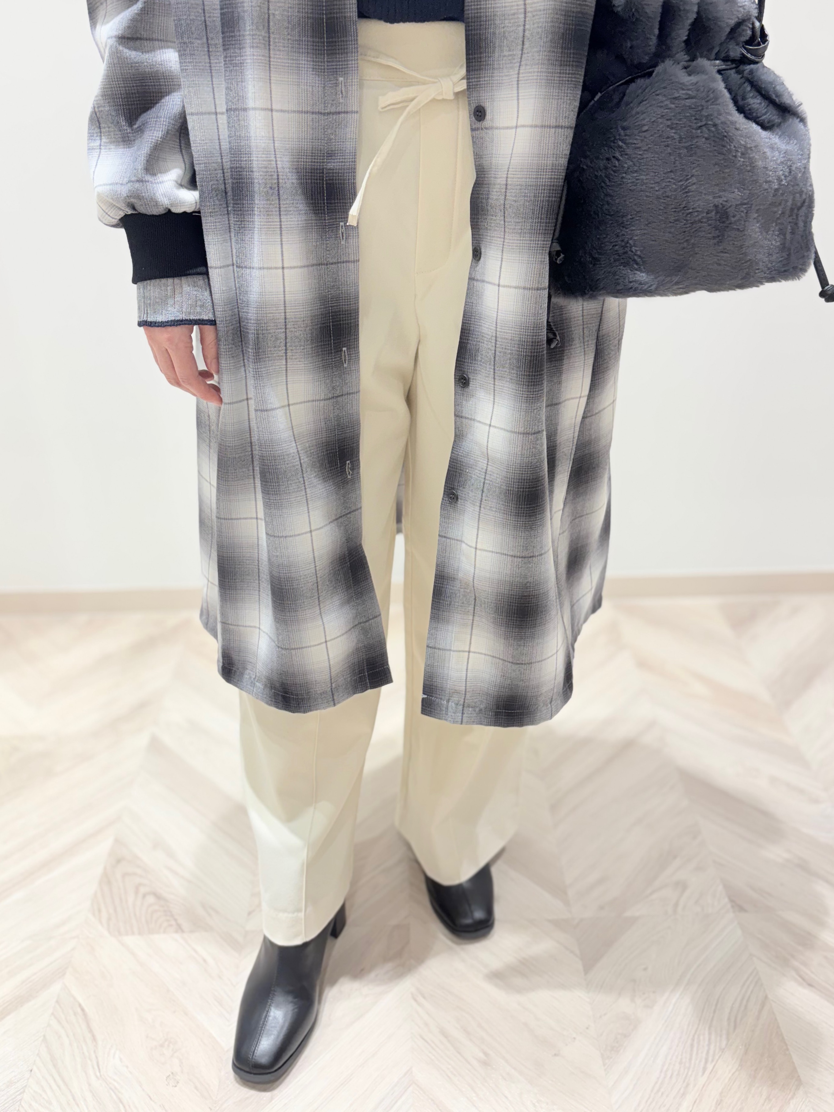 c_h_i_k_aさんの「SHOO･LA･RUE｜【S-LL/洗濯機可】フランネル チェックシャツワンピース」を使ったコーディネート