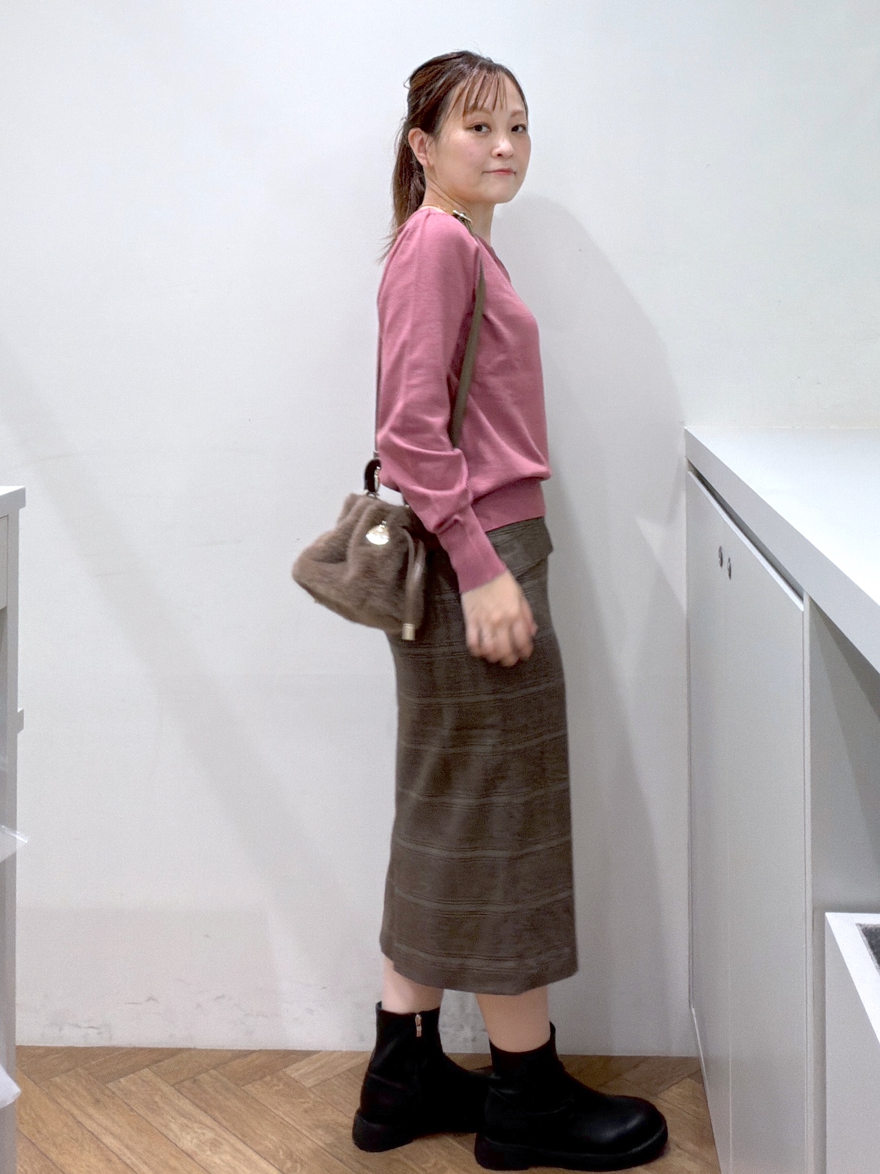 Junさんの「index｜河田ダウンショートコート 【洗濯機OK／静電気防止（裏地）／撥水／XS-3L】」を使ったコーディネート