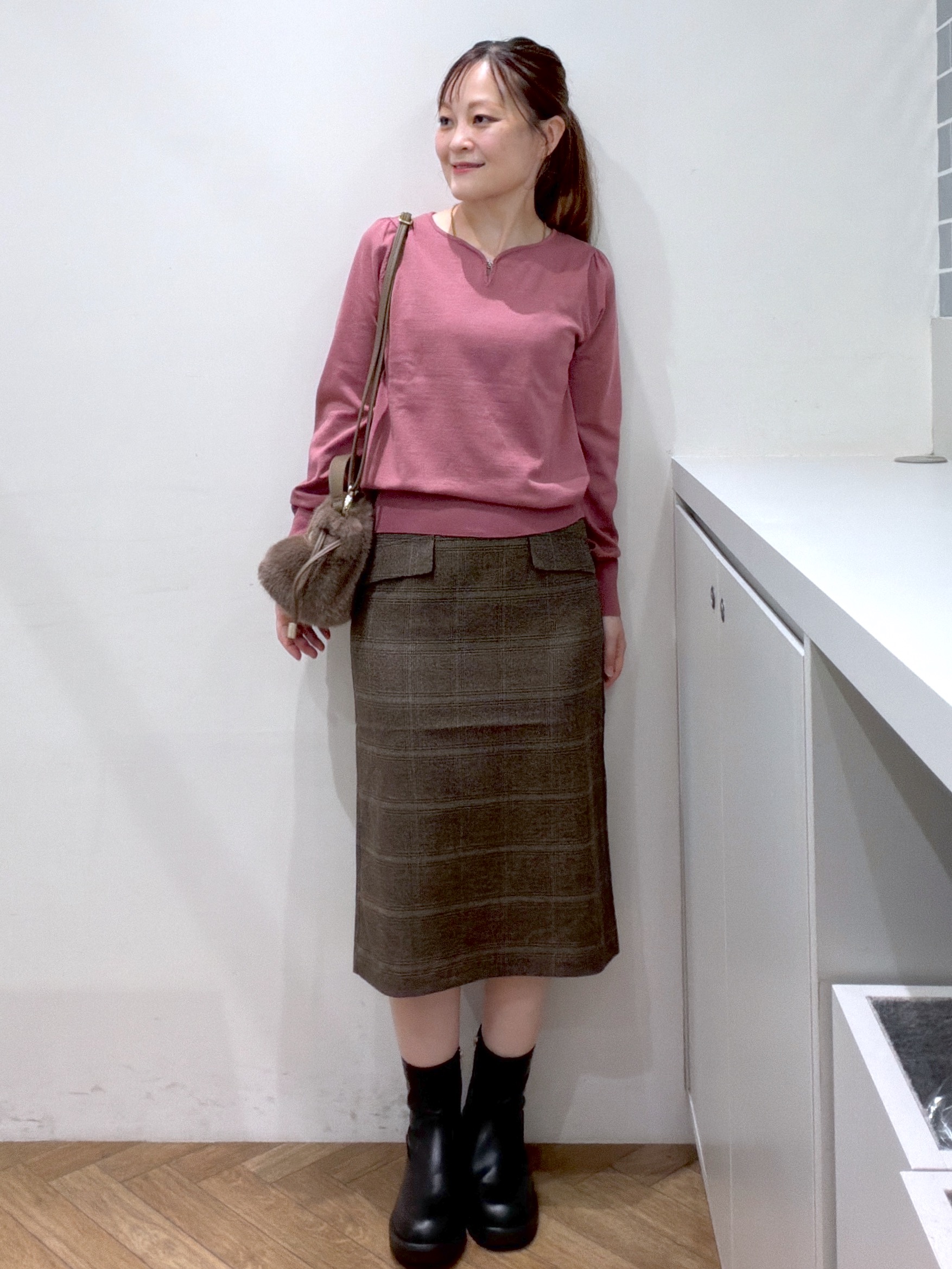 Junさんの「index｜河田ダウンショートコート 【洗濯機OK／静電気防止（裏地）／撥水／XS-3L】」を使ったコーディネート
