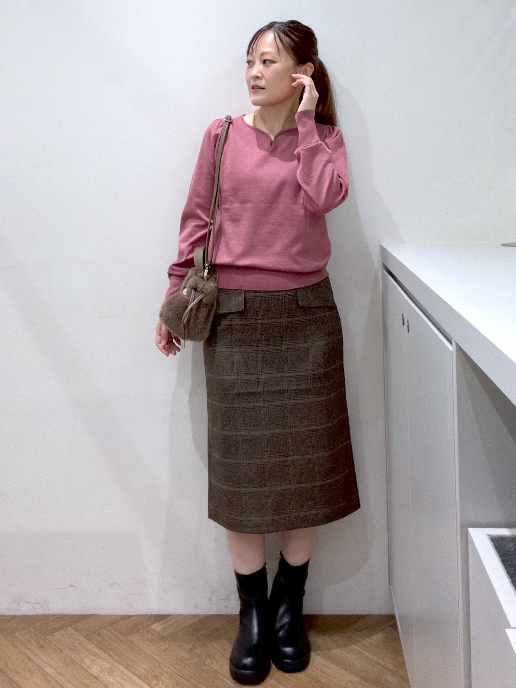 Junさんの「index｜河田ダウンショートコート 【洗濯機OK／静電気防止（裏地）／撥水／XS-3L】」を使ったコーディネート