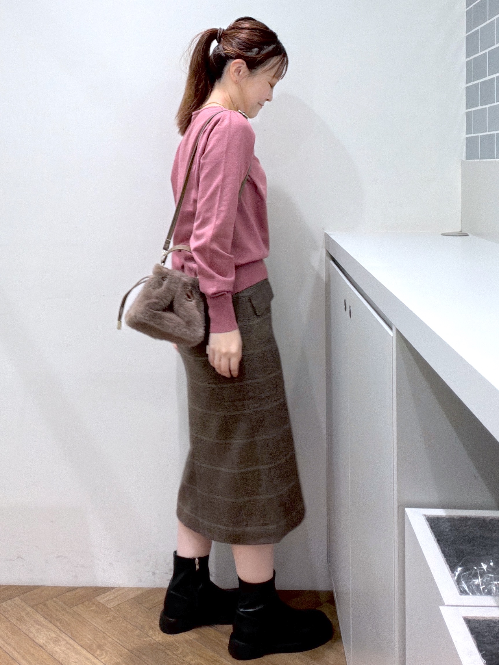 Junさんの「index｜河田ダウンショートコート 【洗濯機OK／静電気防止（裏地）／撥水／XS-3L】」を使ったコーディネート