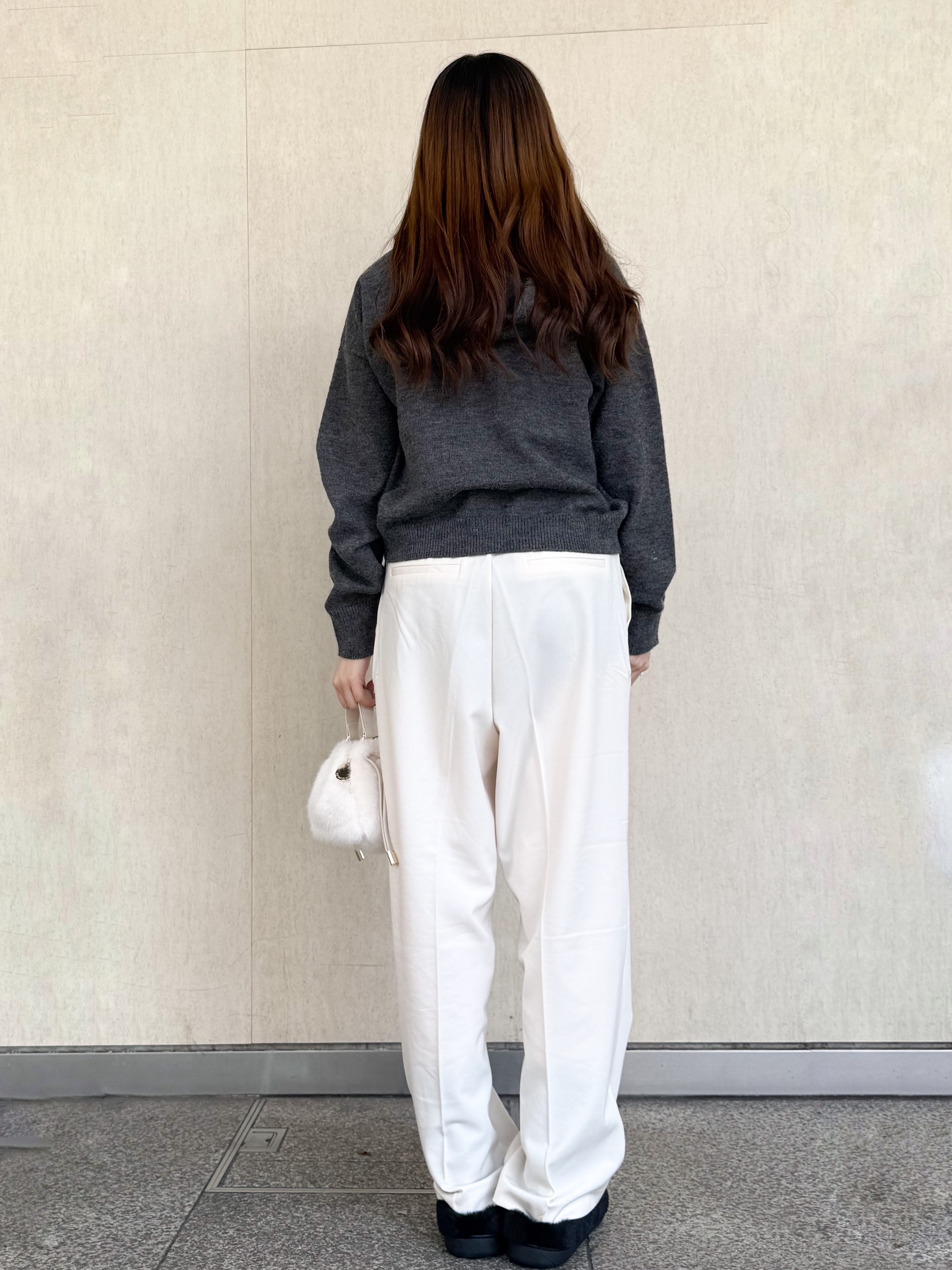 周 彩未さんの「OPAQUE.CLIP｜【保温中綿／撥水】ミドルMA－1《洗濯機OK》」を使ったコーディネート