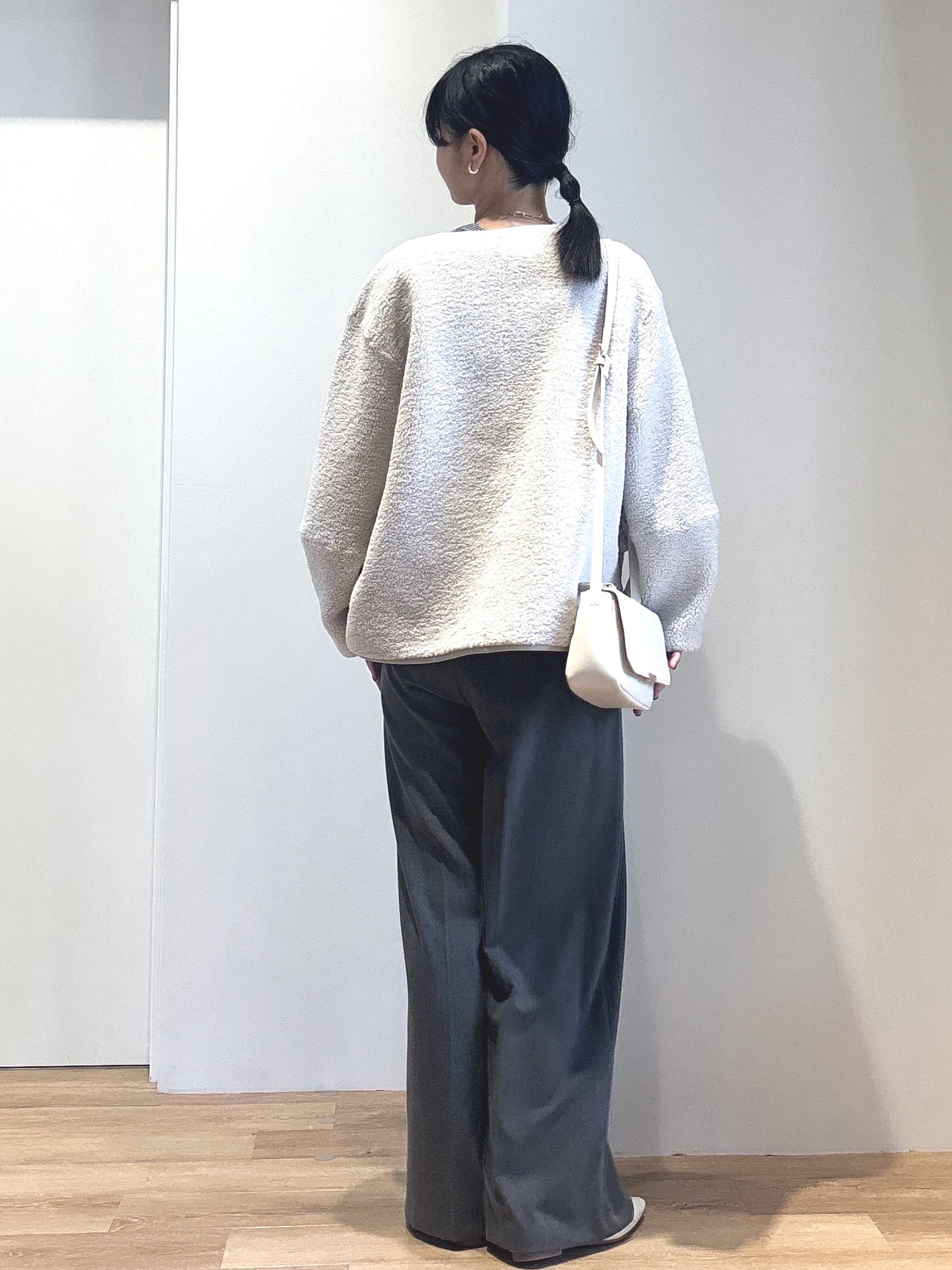 あいさんの「OPAQUE.CLIP｜《リバーシブル》ボア&times;フリースアウター」を使ったコーディネート