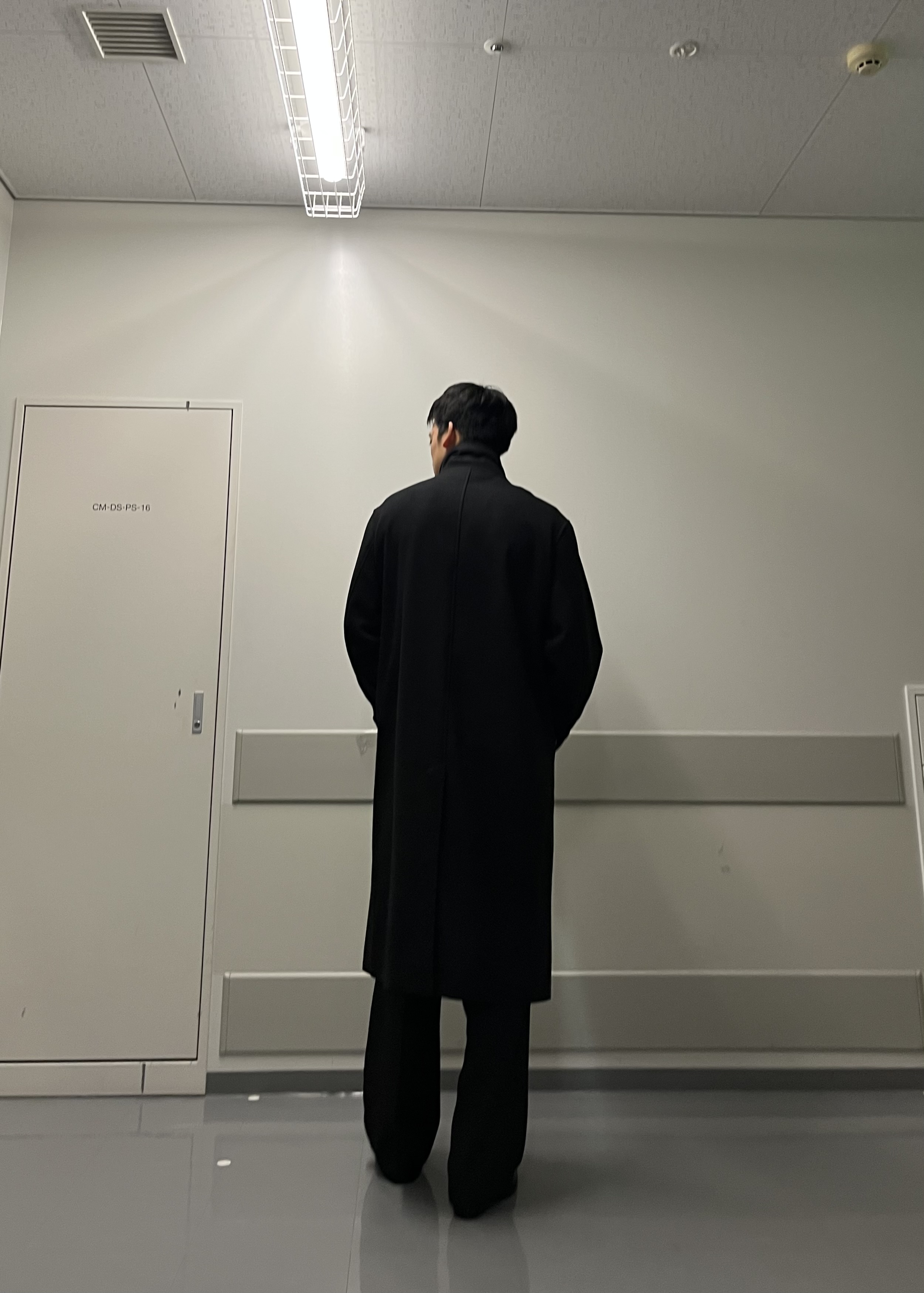 RITSUKIさんの「tk.TAKEO KIKUCHI｜【昨年秋冬人気NO1】2WAYダブルオーバーチェスターコート/メルトン/ウールブレンド/ロングコート」を使ったコーディネート