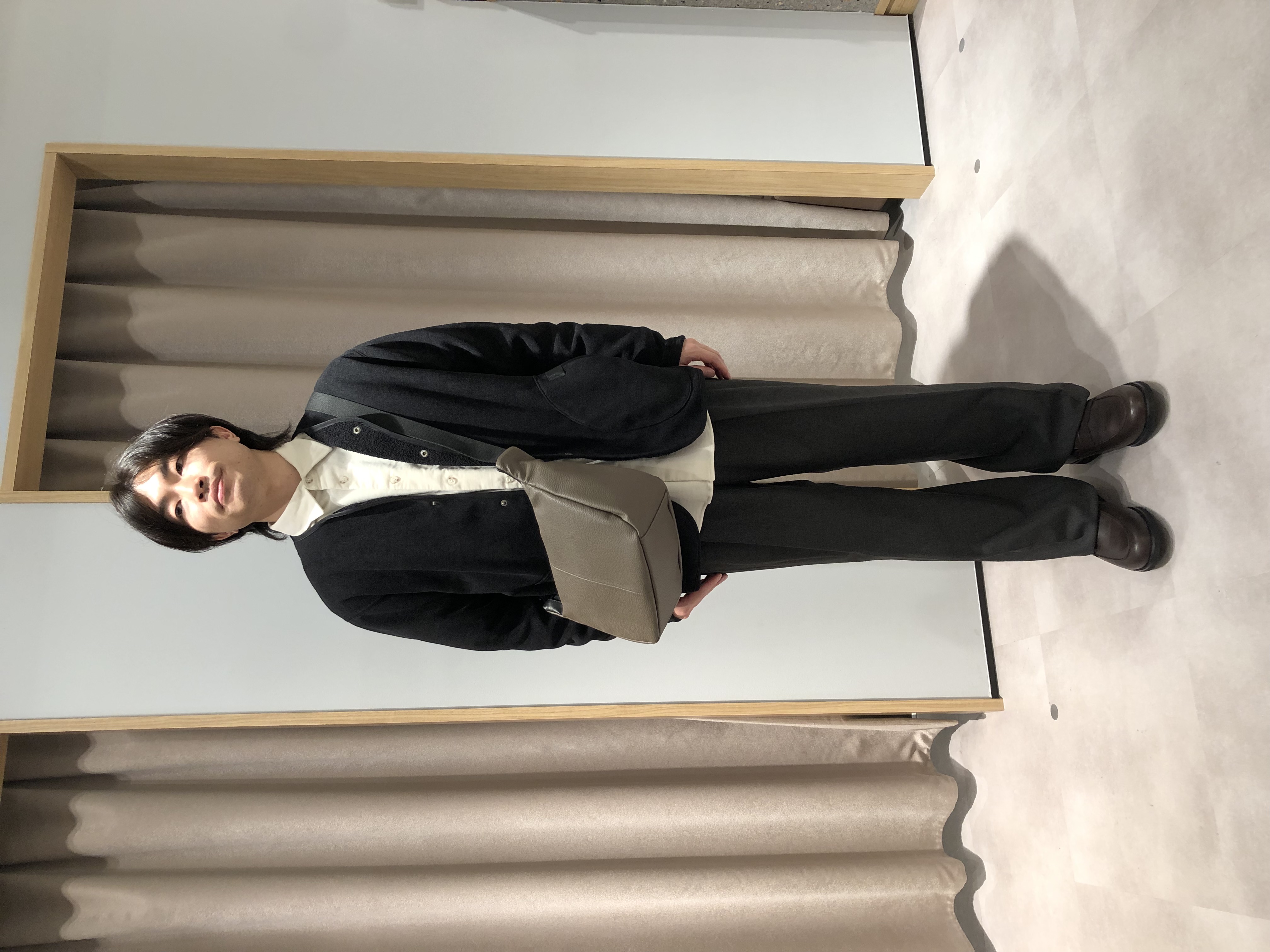 平塚郁博さんの「TAKEO KIKUCHI｜コーデュロイフリース ブルゾン」を使ったコーディネート