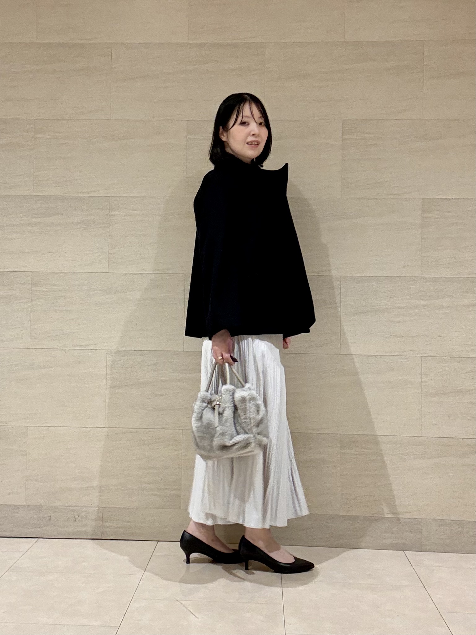 yさんの「UNTITLED｜【軽アウター/ウール100】ウールショートコート」を使ったコーディネート