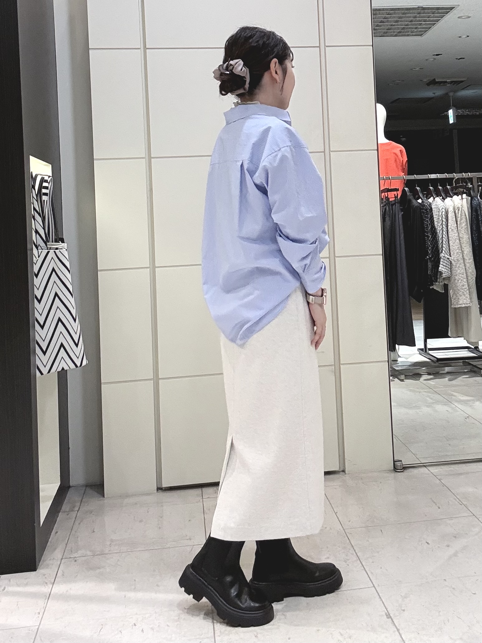 mori.さんの「UNTITLED｜【軽アウター/中綿/秋冬コート】ショートブルゾン」を使ったコーディネート