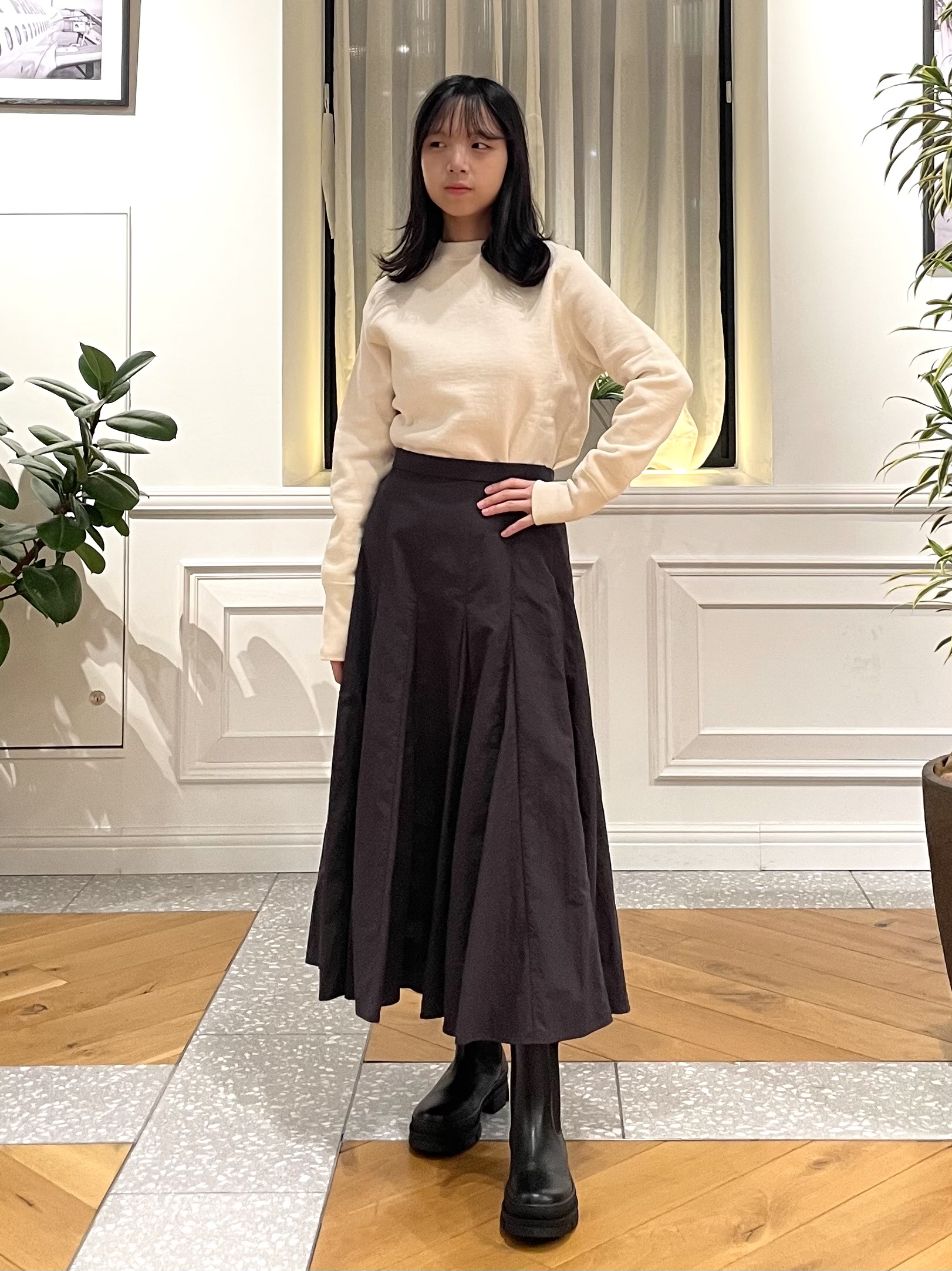 Lilyさんの「DRESSTERIOR｜【STORY11月号掲載】チェックバックウォームテックブルゾン」を使ったコーディネート
