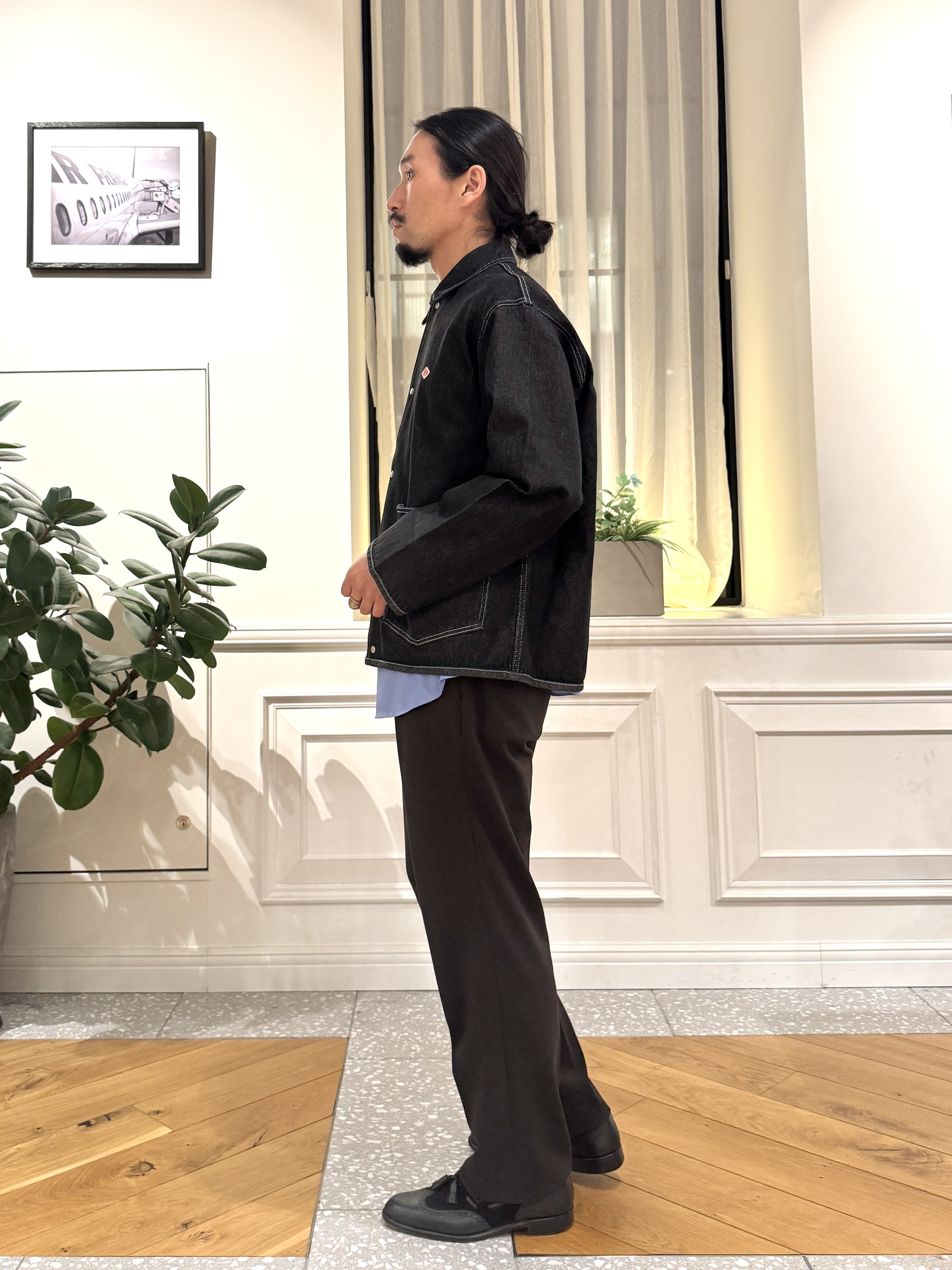 kawarataniさんの「DRESSTERIOR｜DANTON COVERALL SHIRT」を使ったコーディネート