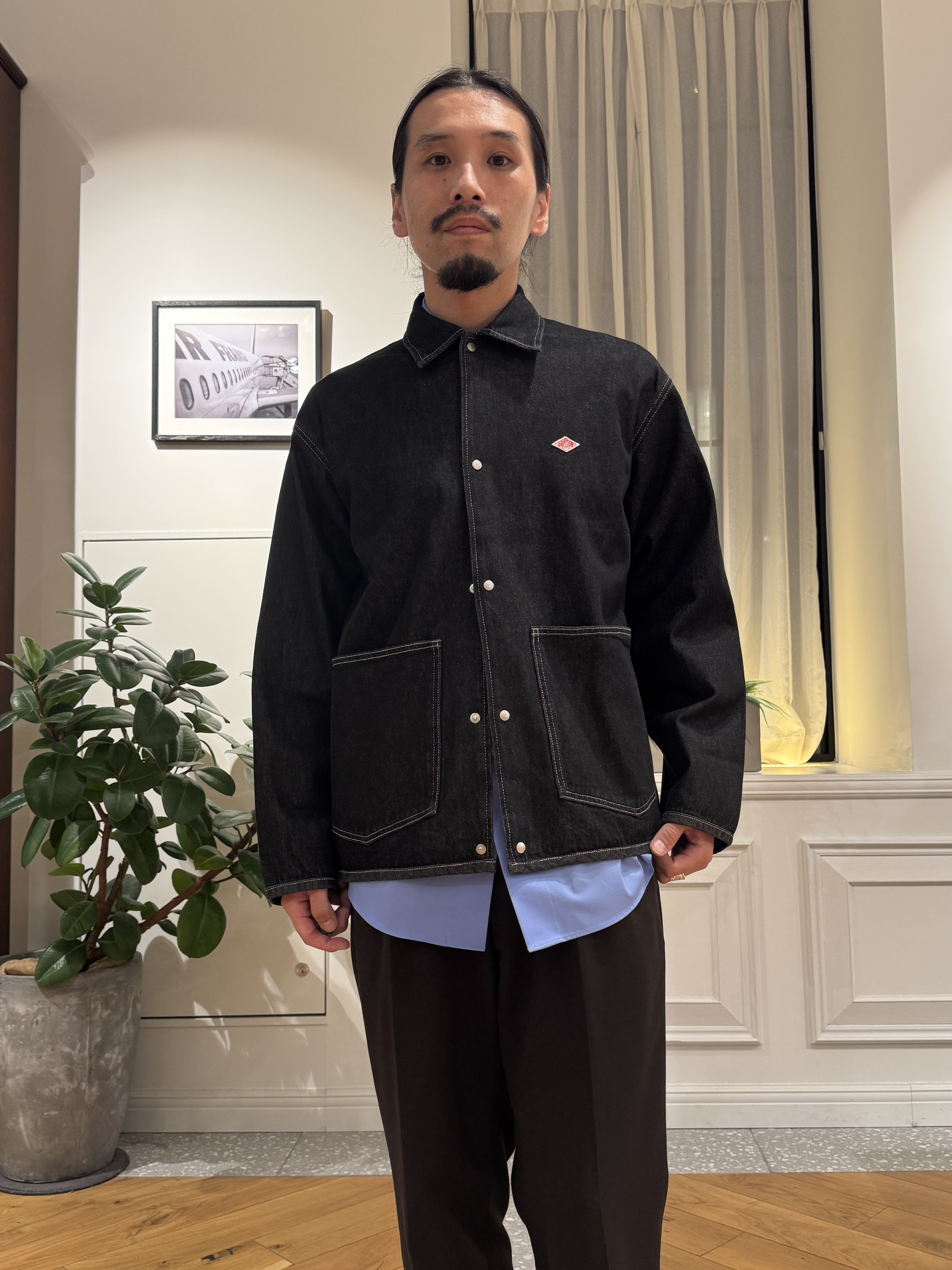 kawarataniさんの「DRESSTERIOR｜DANTON COVERALL SHIRT」を使ったコーディネート