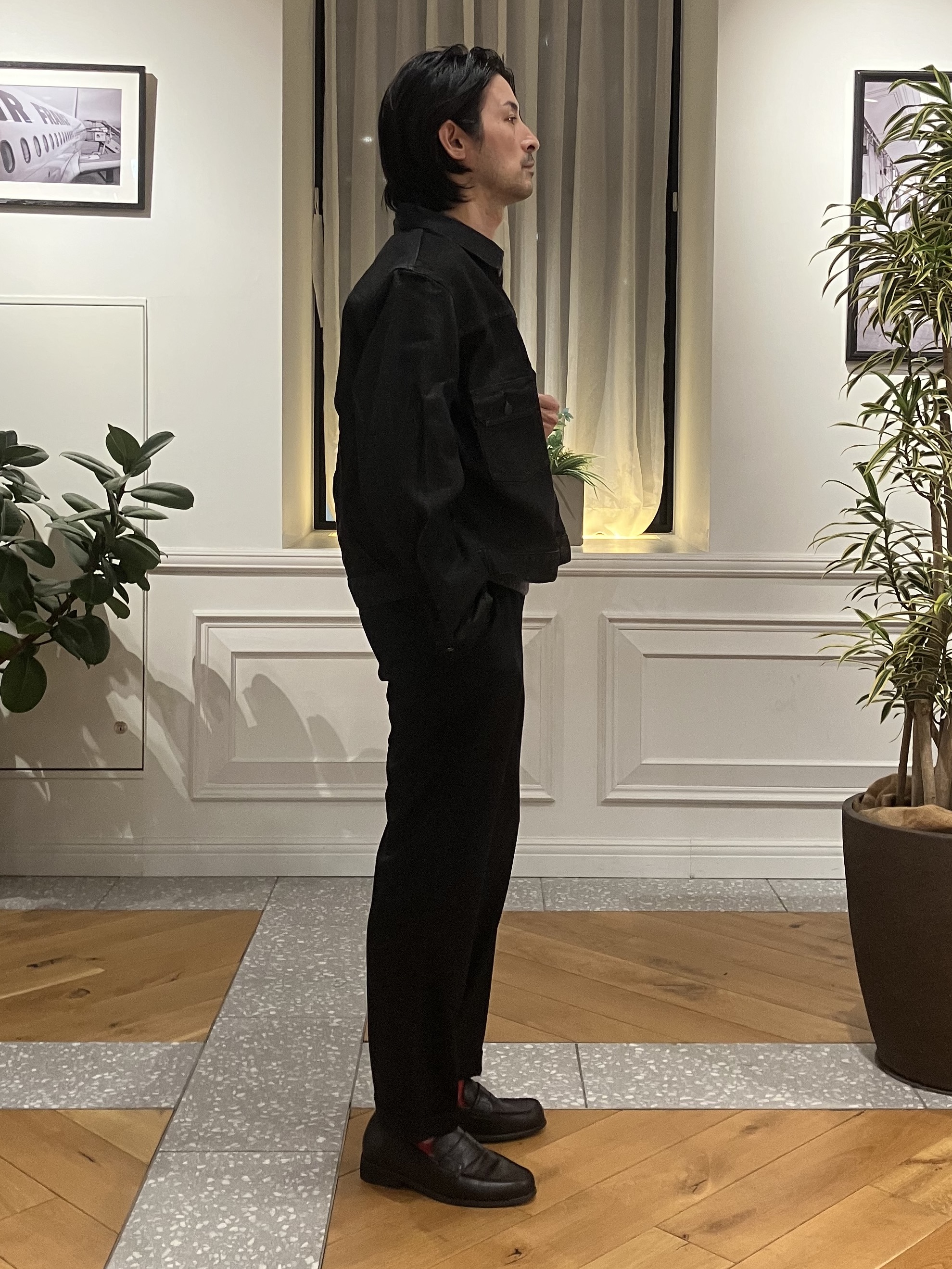 junyaさんの「DRESSTERIOR｜【干場義雅&times;DRESSTERIOR】ブラックGジャン」を使ったコーディネート