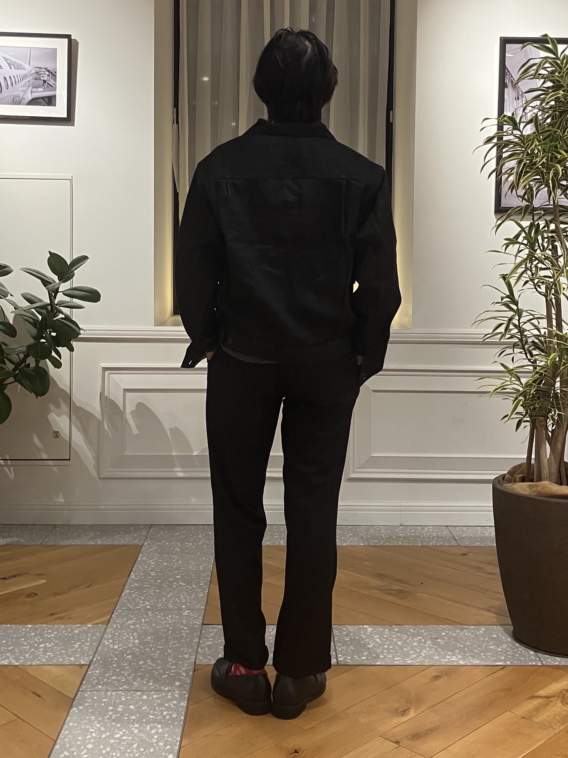 junyaさんの「DRESSTERIOR｜【干場義雅&times;DRESSTERIOR】ブラックGジャン」を使ったコーディネート