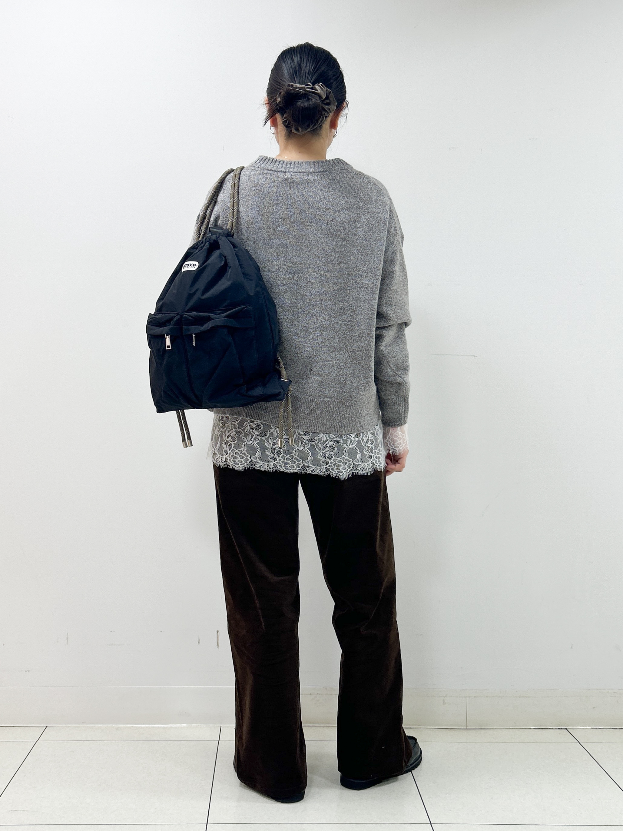 Kaiさんの「Dessin｜【洗える/秋ニット】杢調メランジ ウール混ニット」を使ったコーディネート