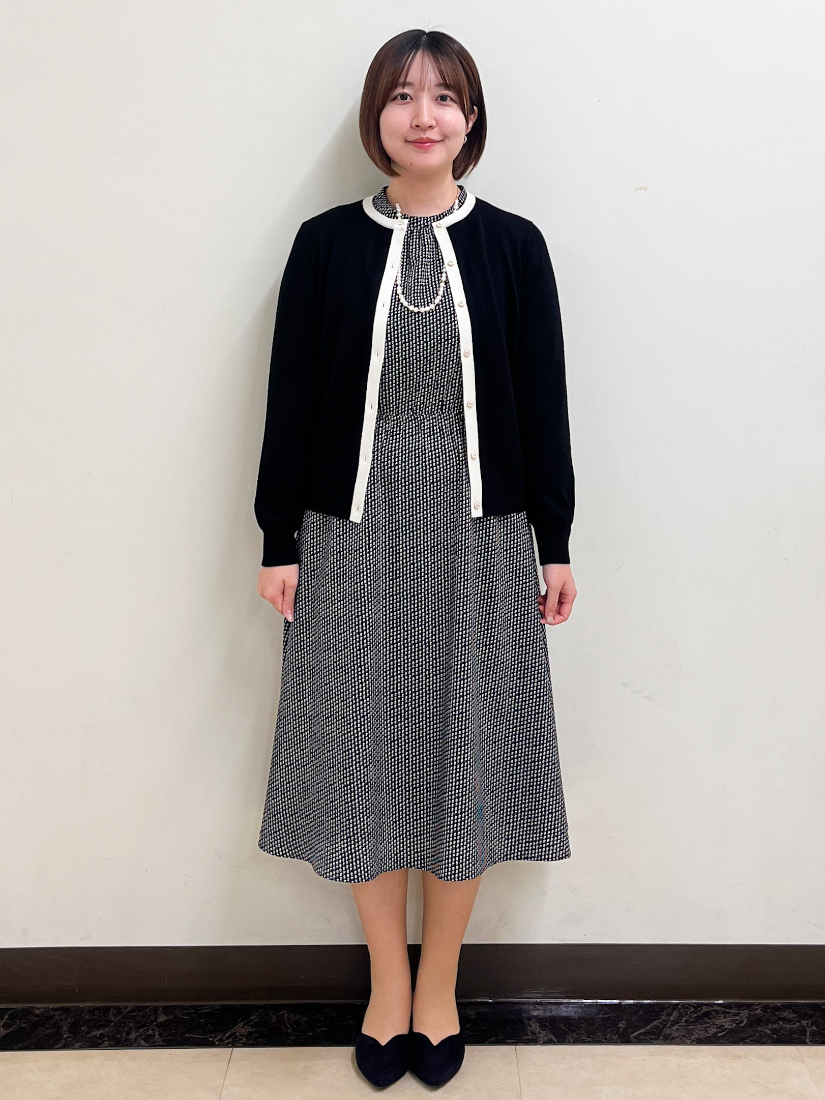 mikikoさんの「Reflect｜【手洗い／アンサンブル可】フェミニンカーディガン」を使ったコーディネート