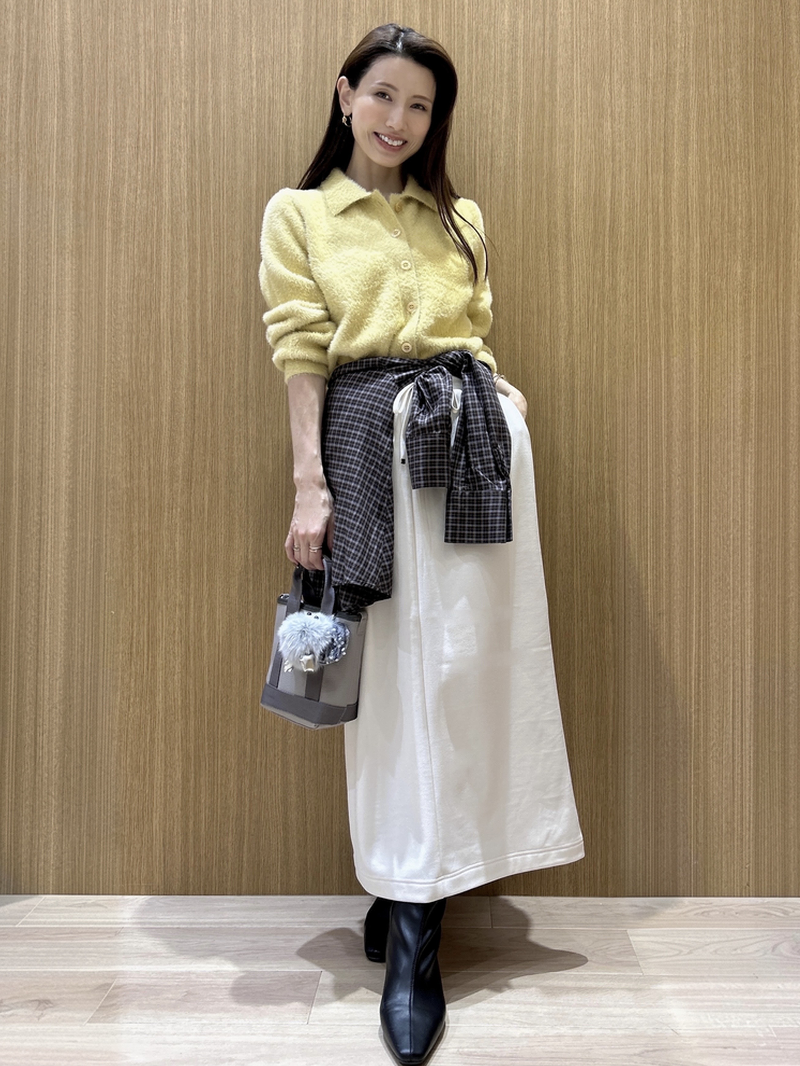maiさんの「OPAQUE.CLIP｜【リバーシブル】撥水キルティング&times;フェイクファーブルゾン」を使ったコーディネート