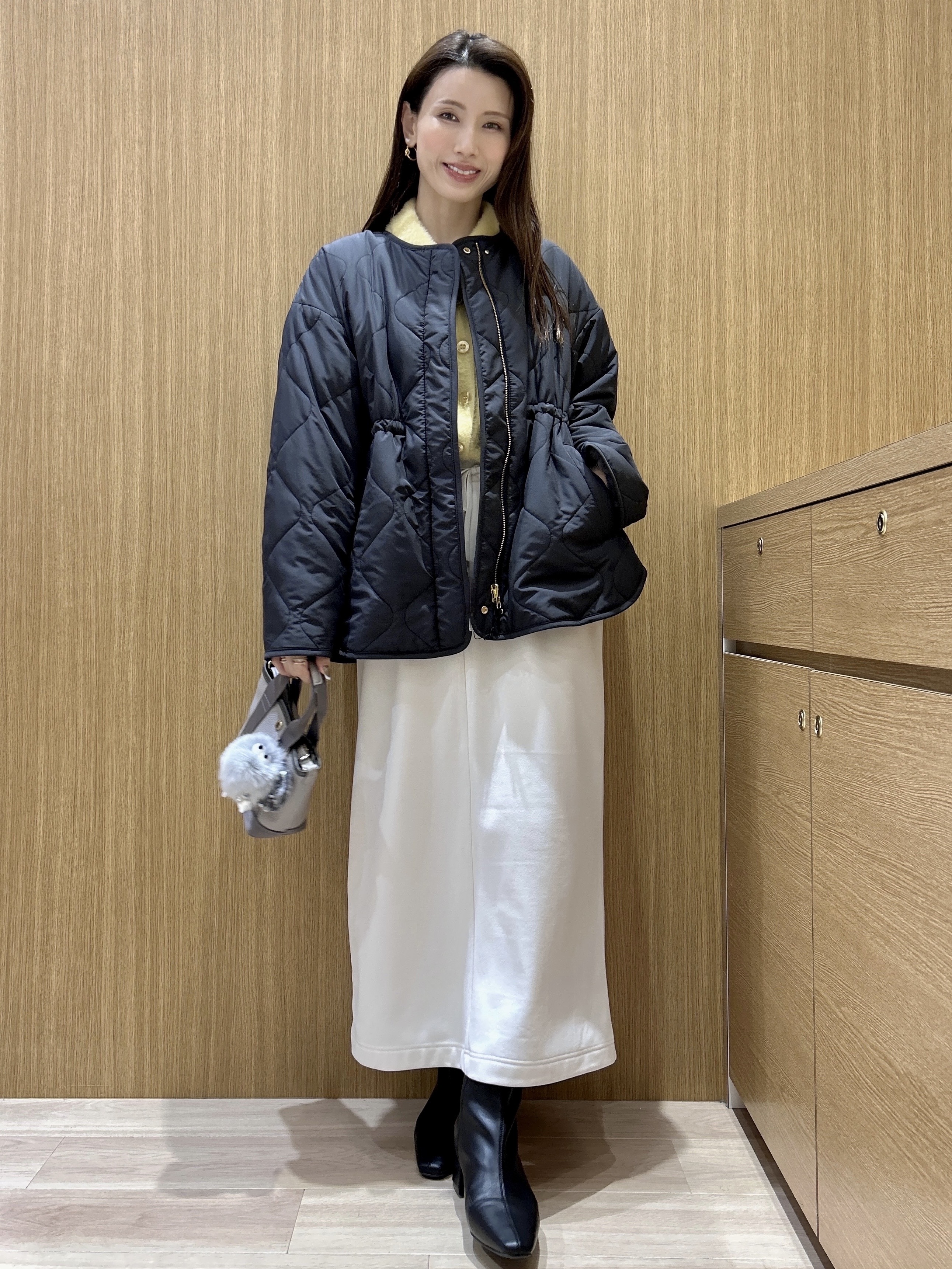 maiさんの「OPAQUE.CLIP｜【リバーシブル】撥水キルティング&times;フェイクファーブルゾン」を使ったコーディネート