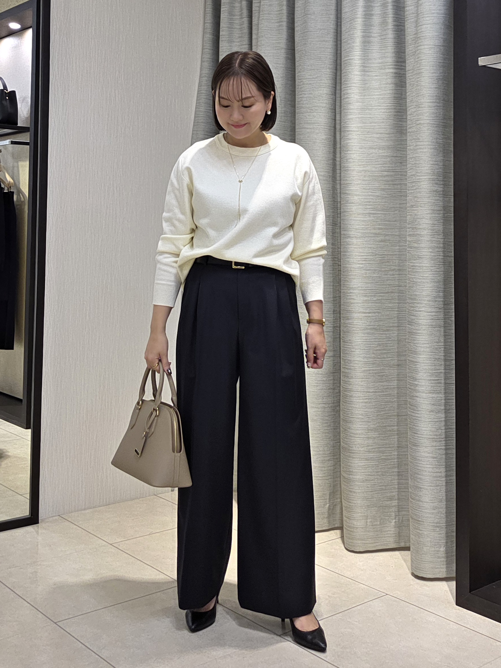 naokoさんの「UNTITLED｜【撥水/軽量/薄中綿入り】スタンドカラーコート」を使ったコーディネート