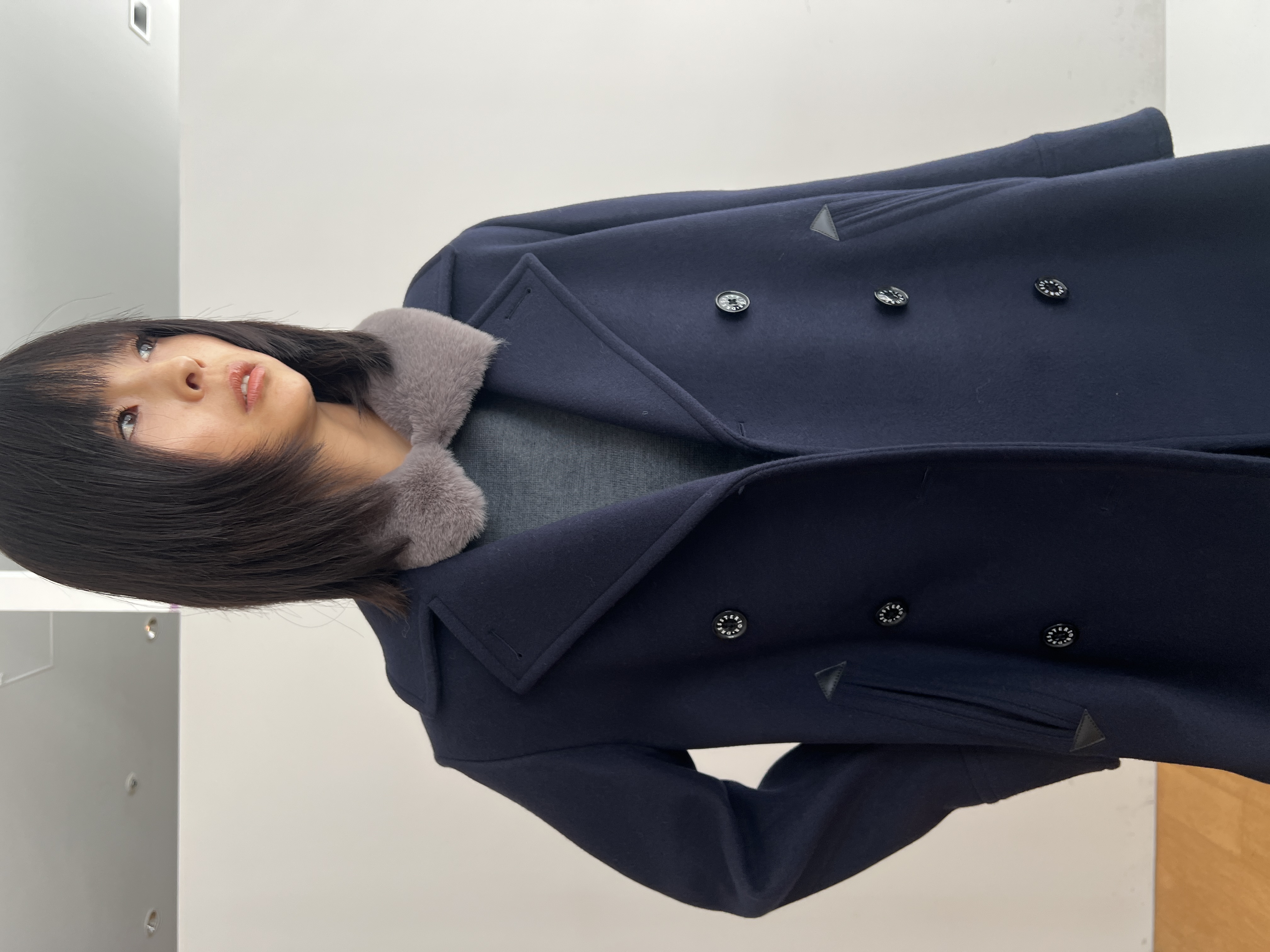 misaさんの「DRESSTERIOR｜【上品】Super140 AラインPコート」を使ったコーディネート
