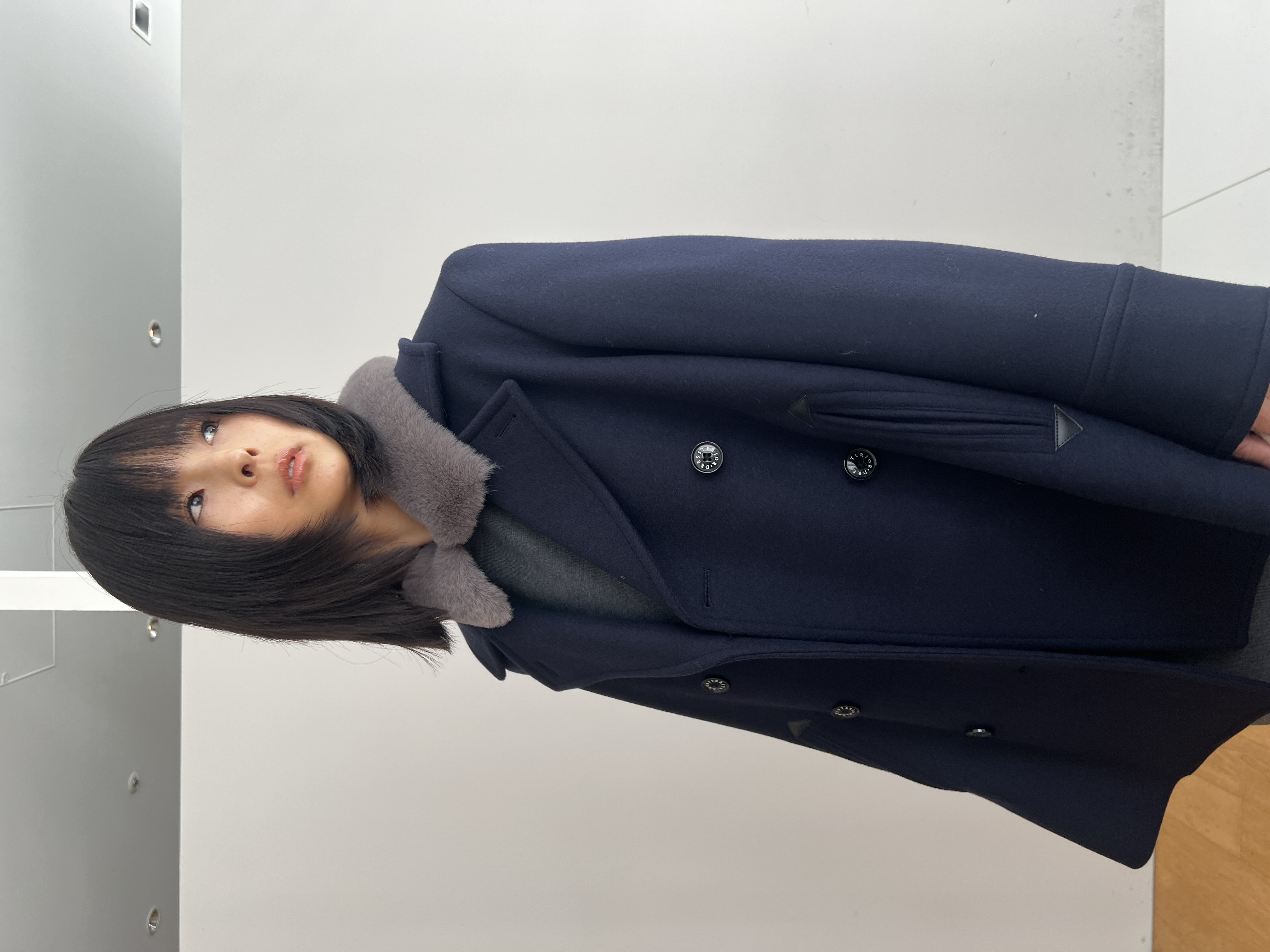 misaさんの「DRESSTERIOR｜【上品】Super140 AラインPコート」を使ったコーディネート
