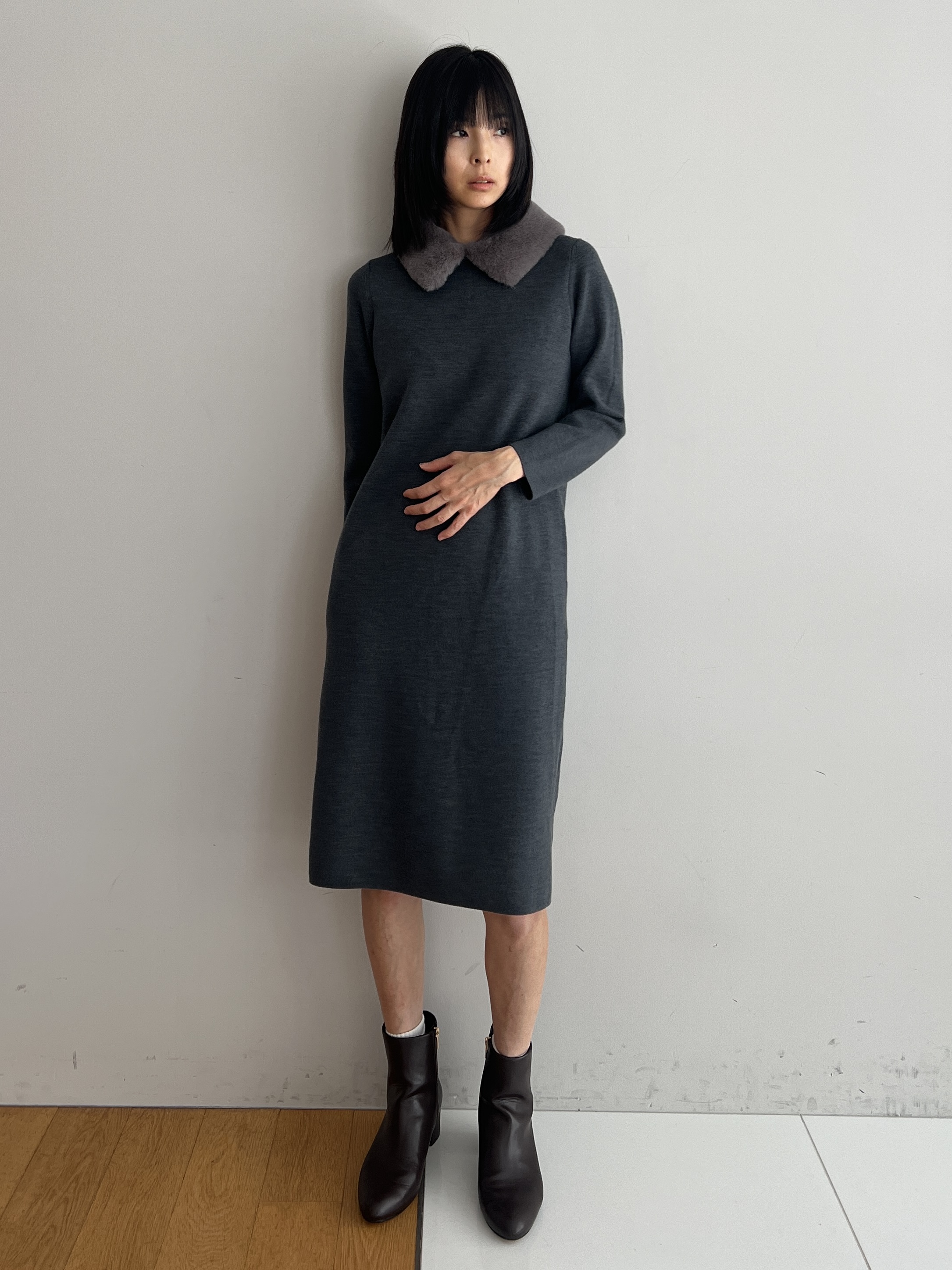 misaさんの「DRESSTERIOR｜【上品】Super140 AラインPコート」を使ったコーディネート