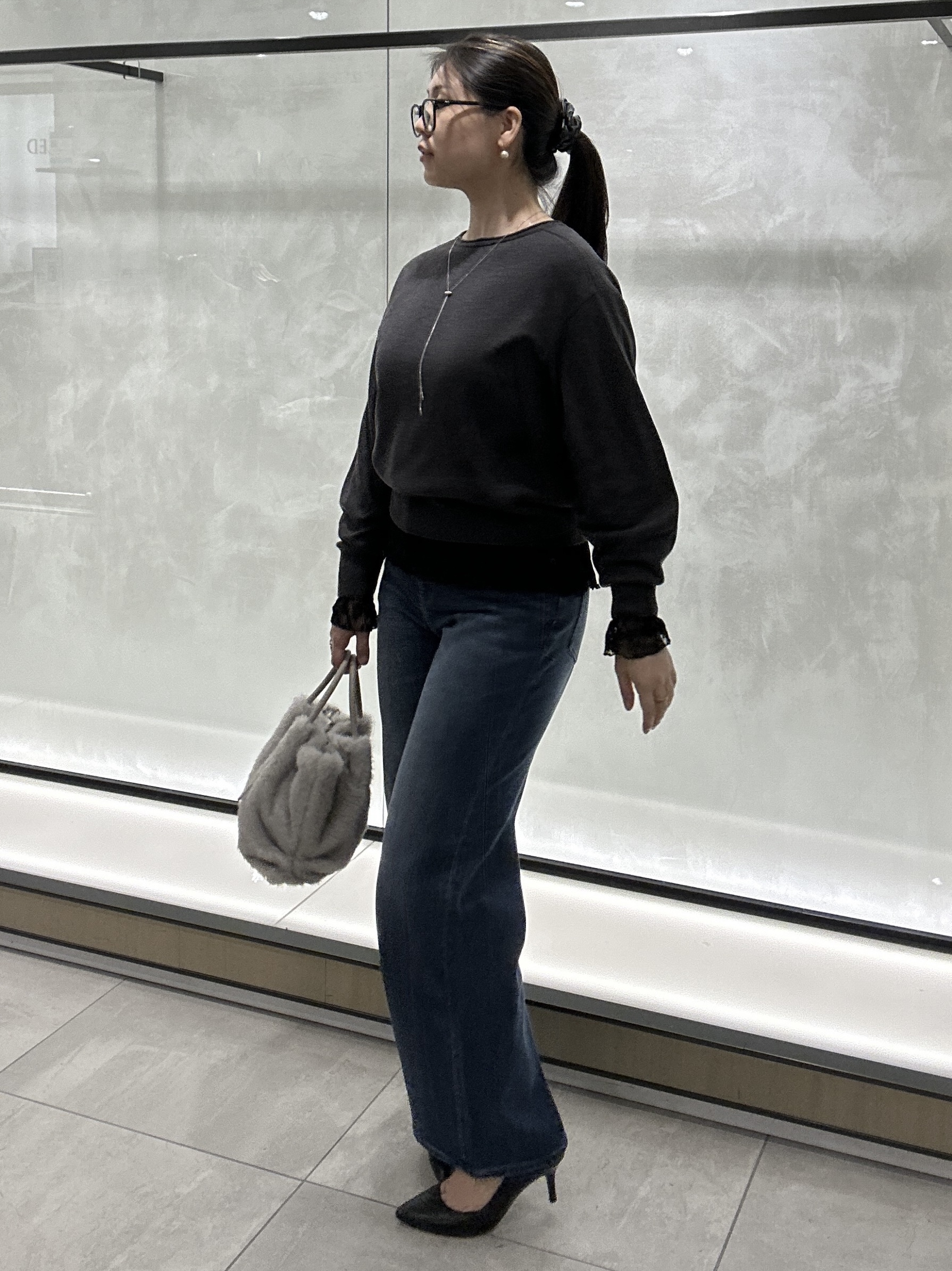 YURIさんの「UNTITLED｜フロントベルトフェイファーバッグ」を使ったコーディネート