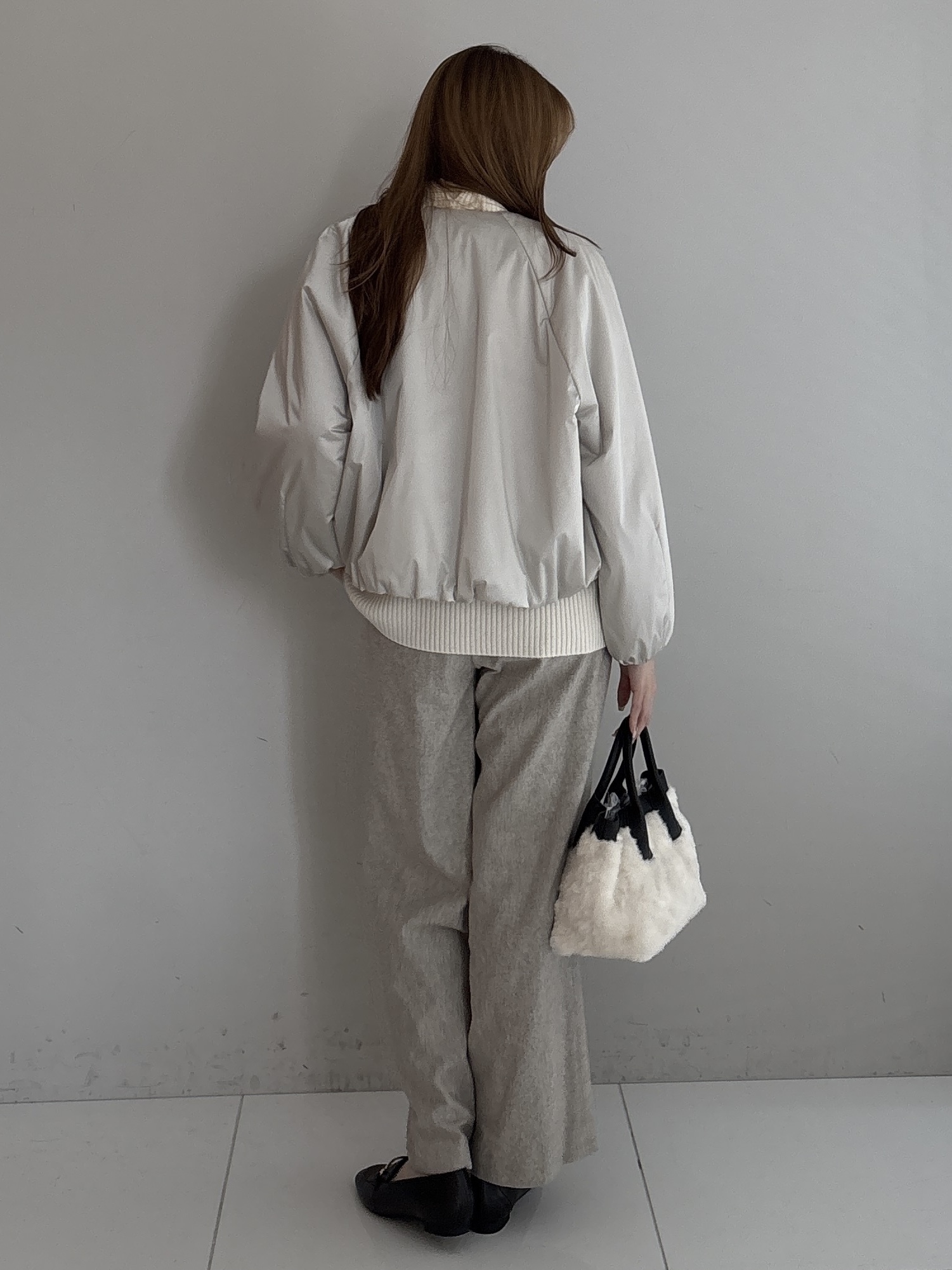 sayaさんの「UNTITLED｜【軽アウター/中綿/秋冬コート】ショートブルゾン」を使ったコーディネート